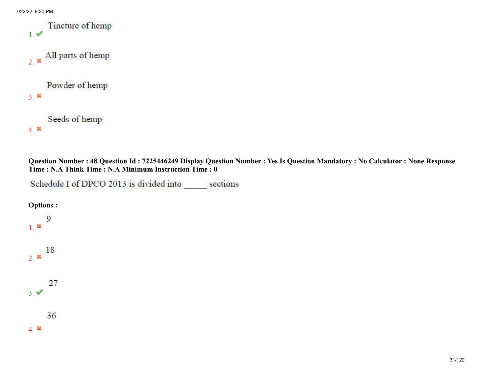 AP ECET 2022 - PHARMACY Question Paper With Preliminary Keys - Page 31