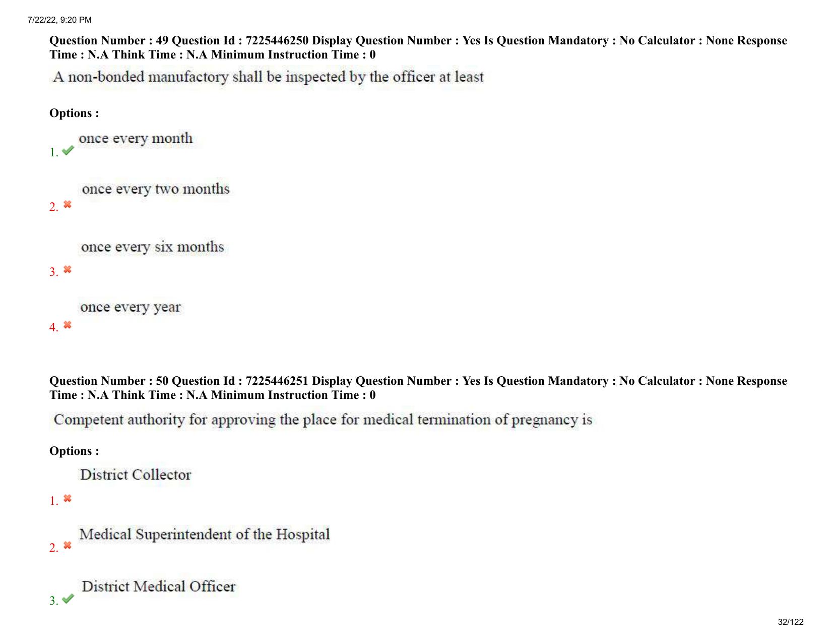 AP ECET 2022 - PHARMACY Question Paper With Preliminary Keys - Page 32