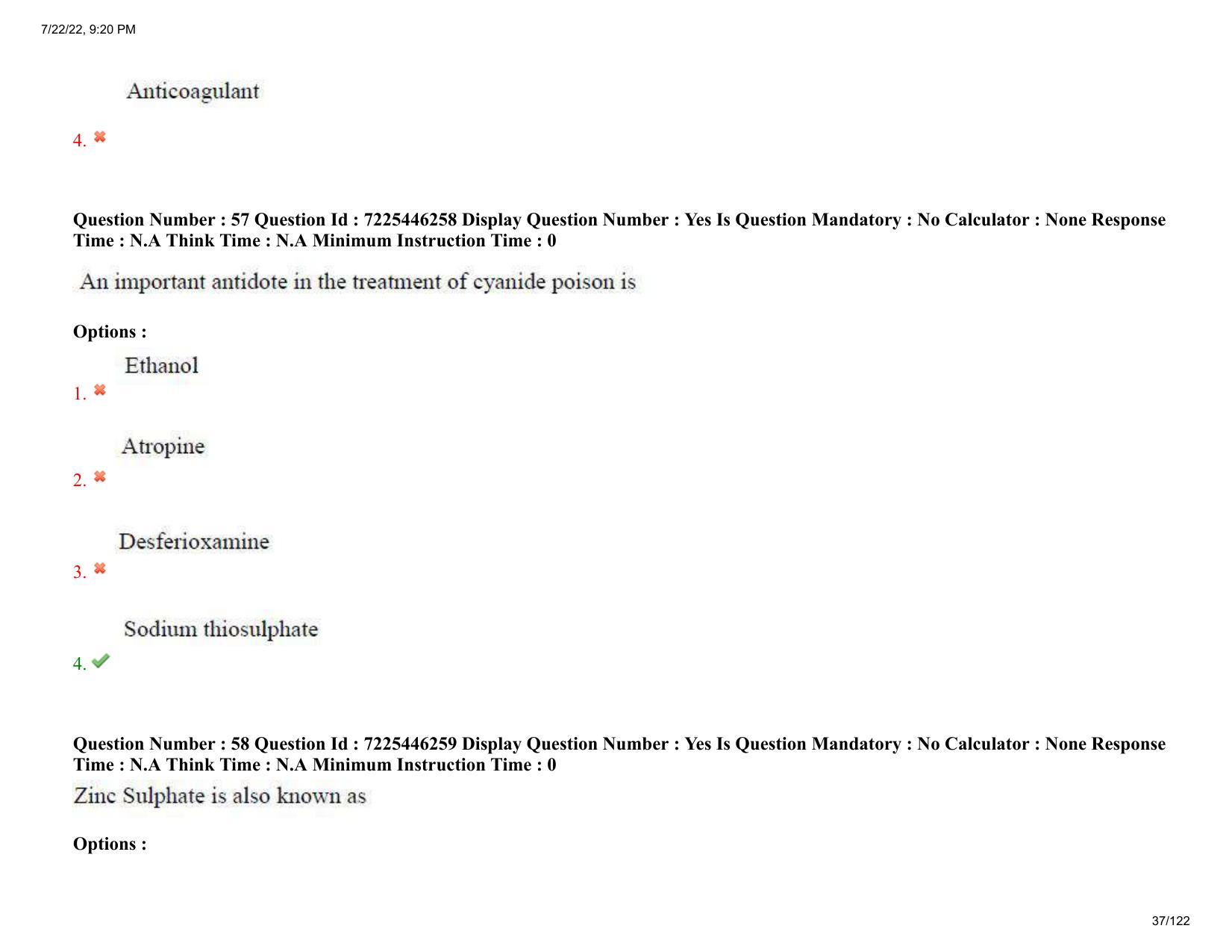 AP ECET 2022 - PHARMACY Question Paper With Preliminary Keys - Page 37