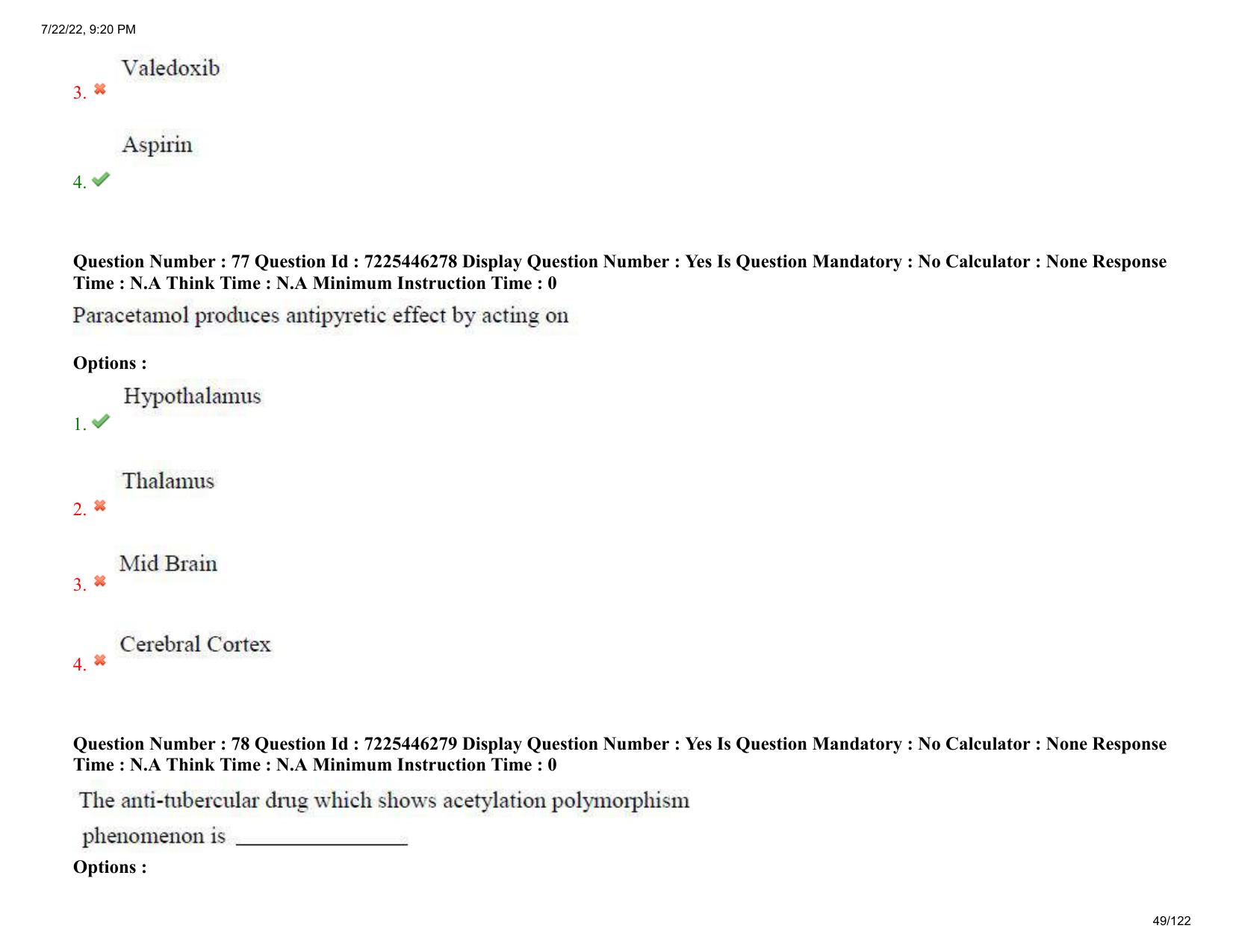 AP ECET 2022 - PHARMACY Question Paper With Preliminary Keys - Page 49