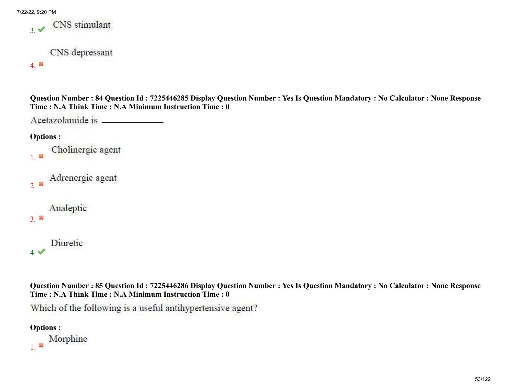 AP ECET 2022 - PHARMACY Question Paper With Preliminary Keys - Page 53