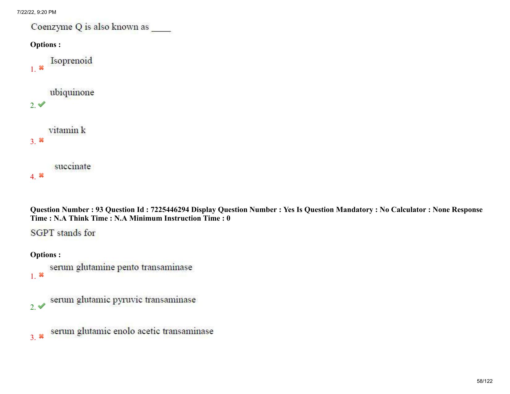 AP ECET 2022 - PHARMACY Question Paper With Preliminary Keys - Page 58