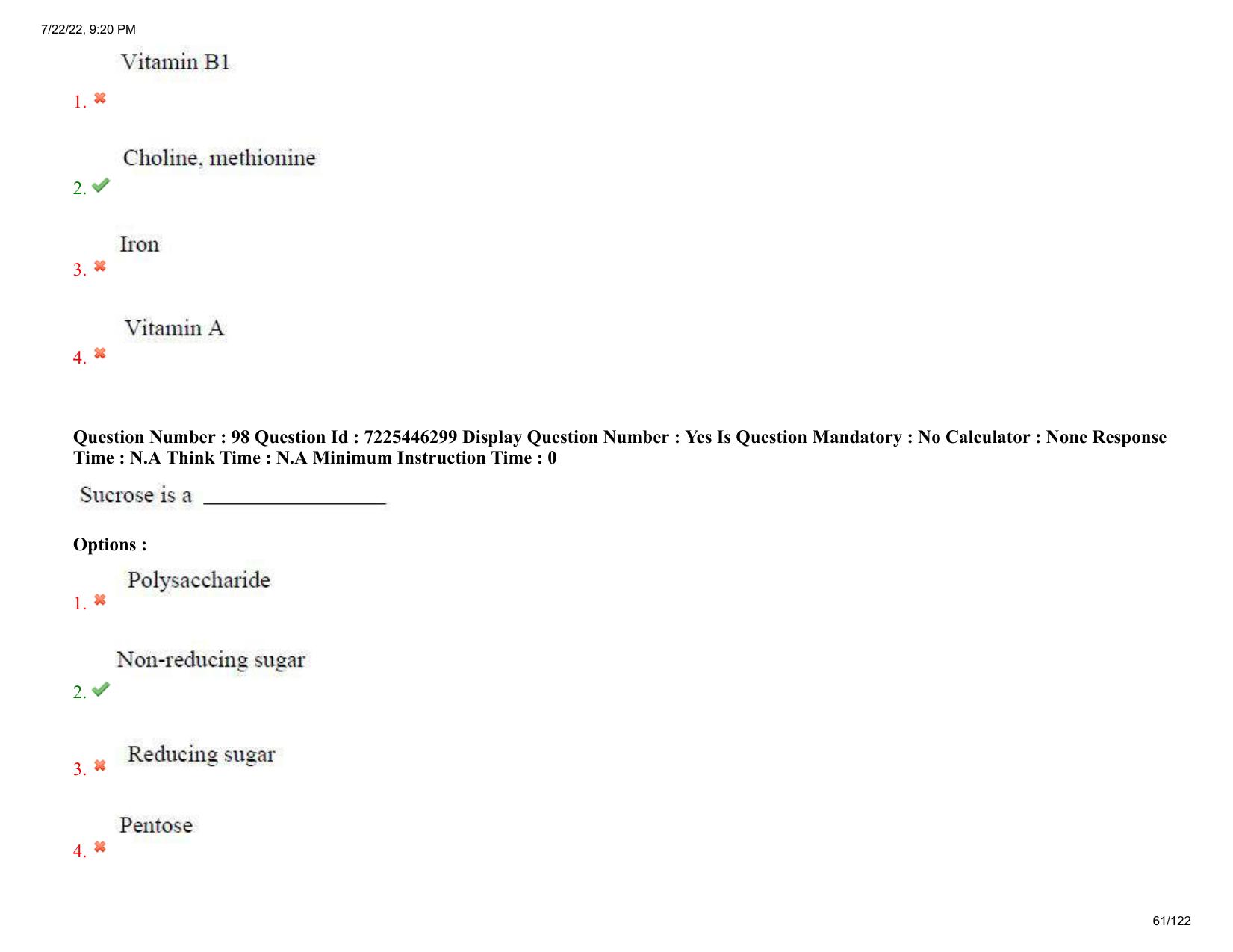 AP ECET 2022 - PHARMACY Question Paper With Preliminary Keys - Page 61