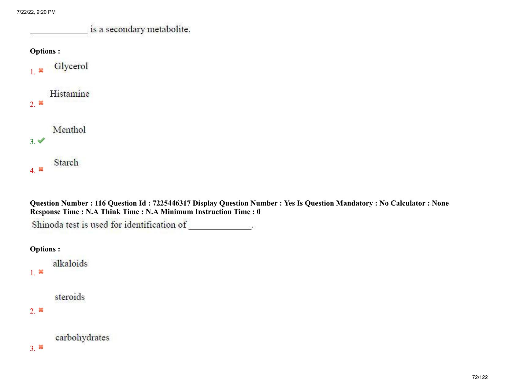 AP ECET 2022 - PHARMACY Question Paper With Preliminary Keys - Page 72