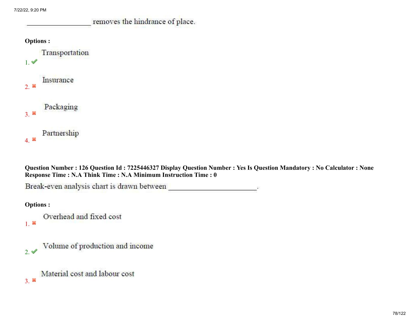 AP ECET 2022 - PHARMACY Question Paper With Preliminary Keys - Page 78