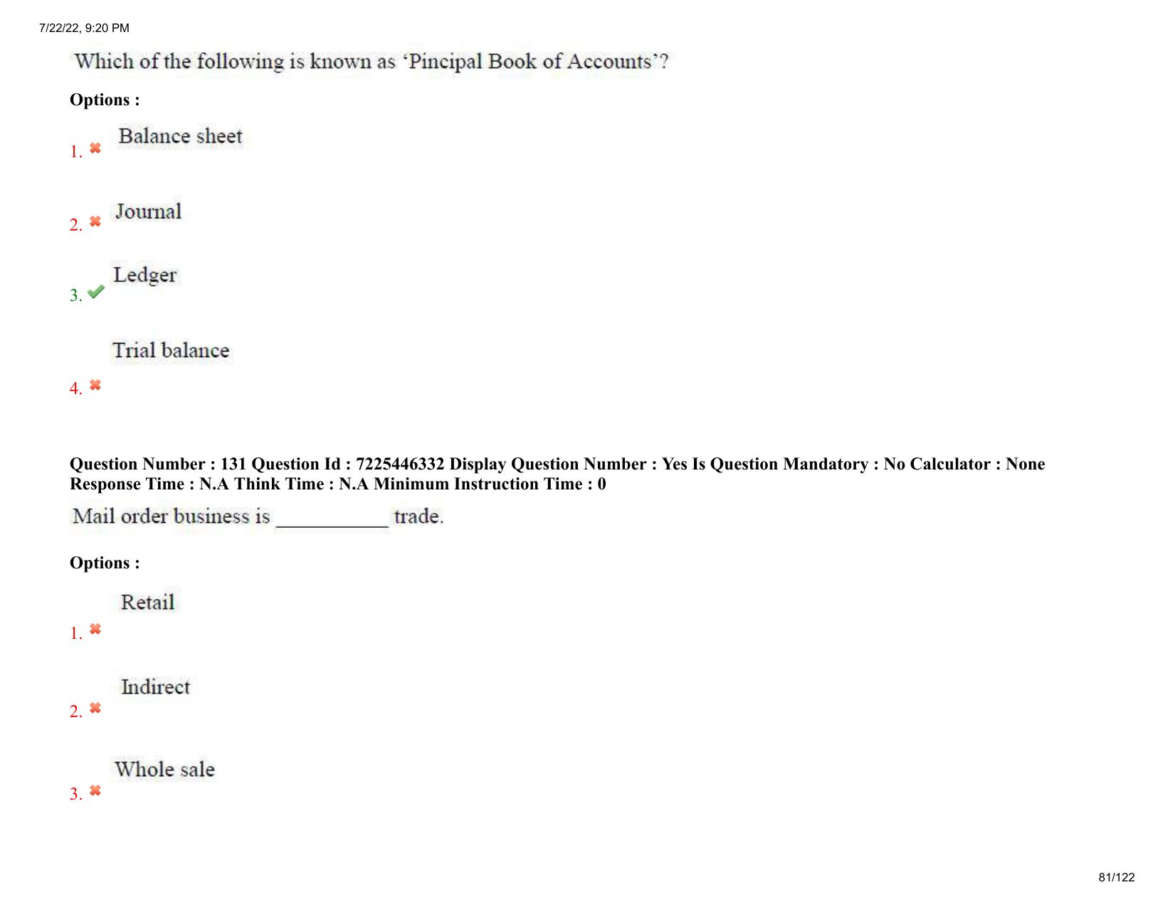 AP ECET 2022 - PHARMACY Question Paper With Preliminary Keys - Page 81