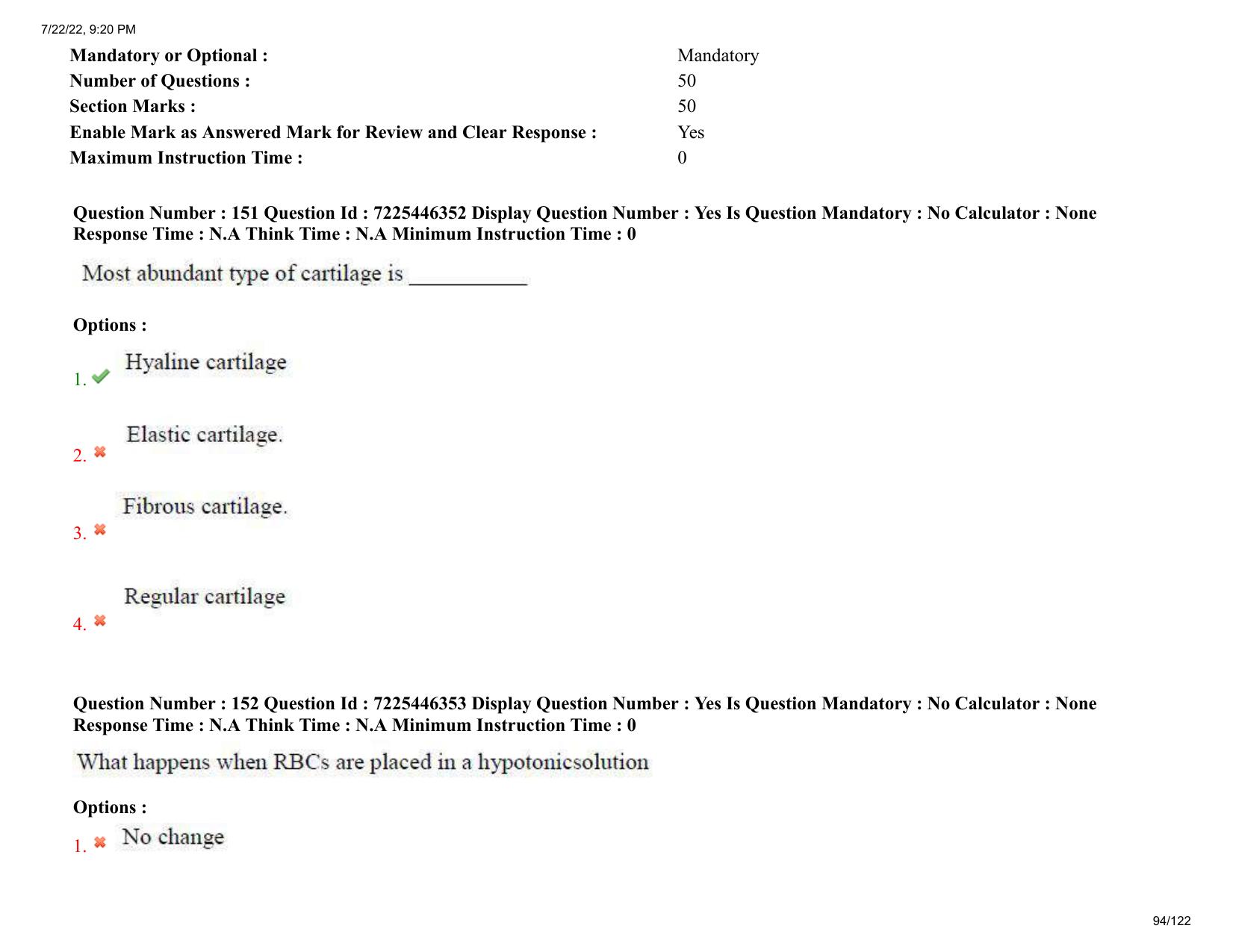 AP ECET 2022 - PHARMACY Question Paper With Preliminary Keys - Page 94
