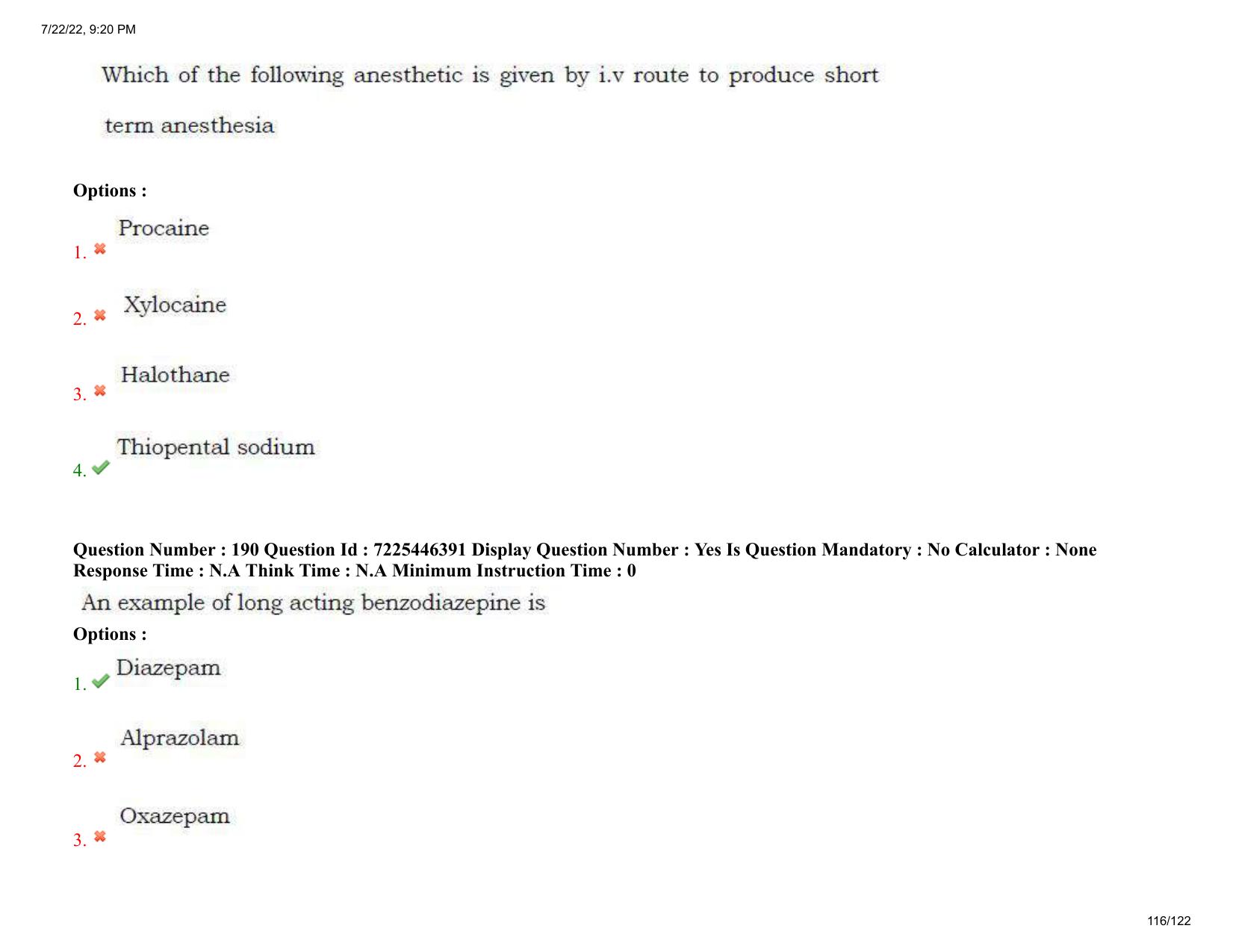 AP ECET 2022 - PHARMACY Question Paper With Preliminary Keys - Page 116