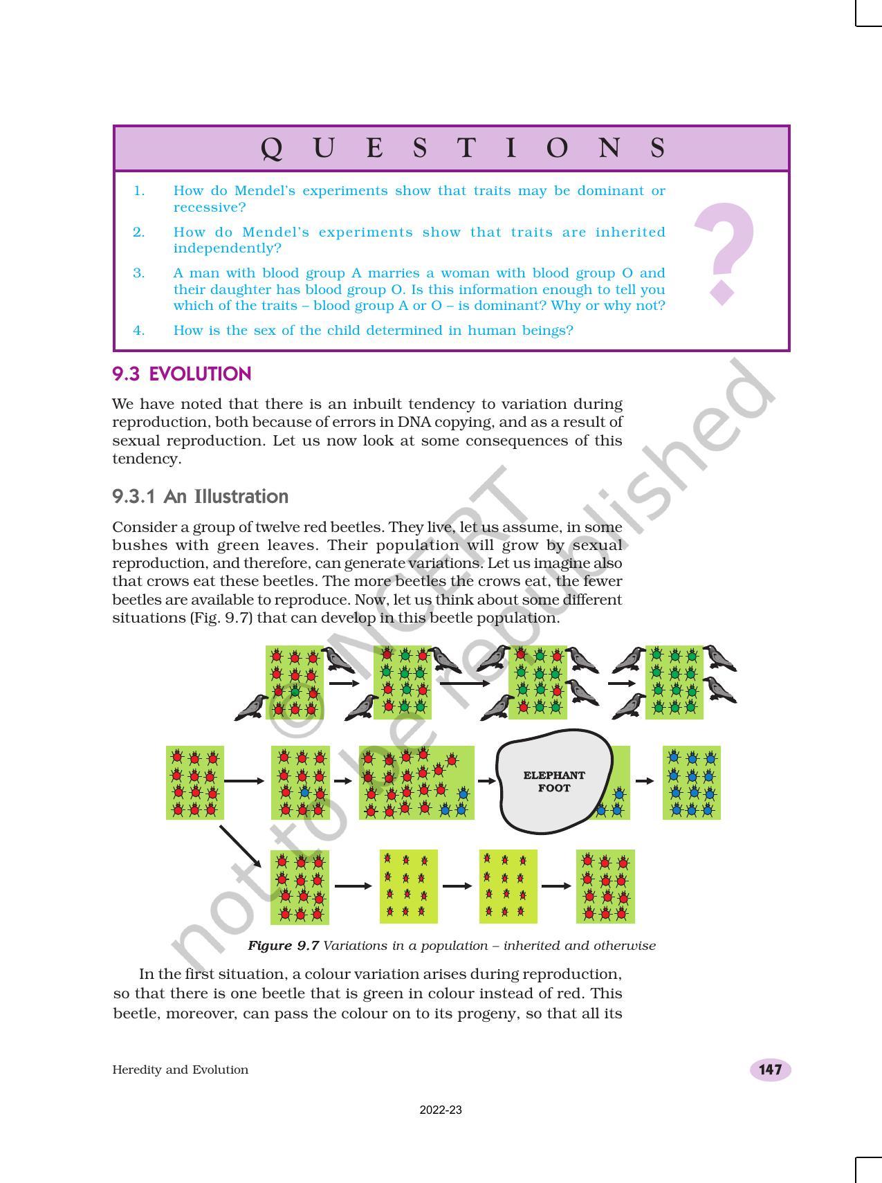 NCERT Book for Class 10 Science Chapter 9 Heredity and Evolution - Page 6