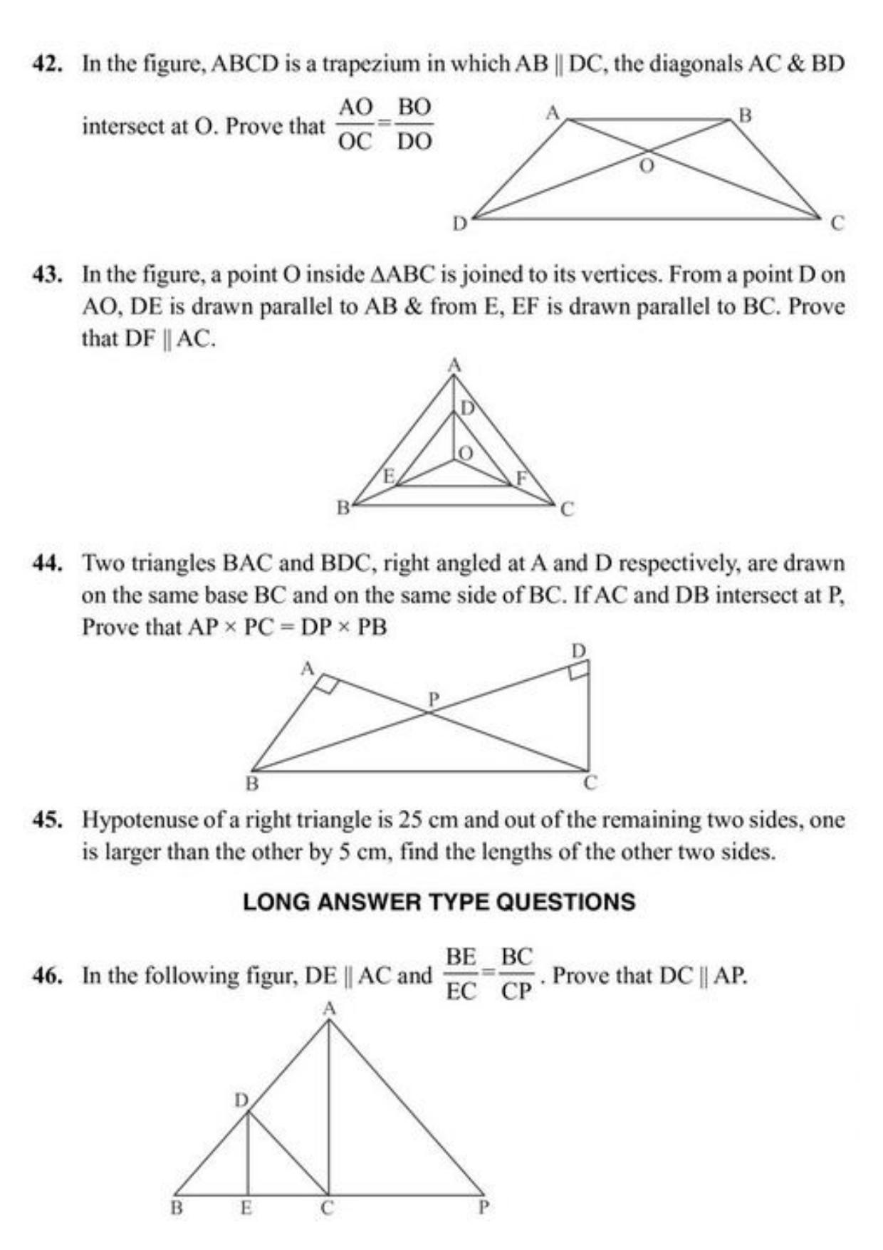Class 10 Notes, Question & Practice Paper - Mathematics (Topic 6 : Triangles) - Page 10