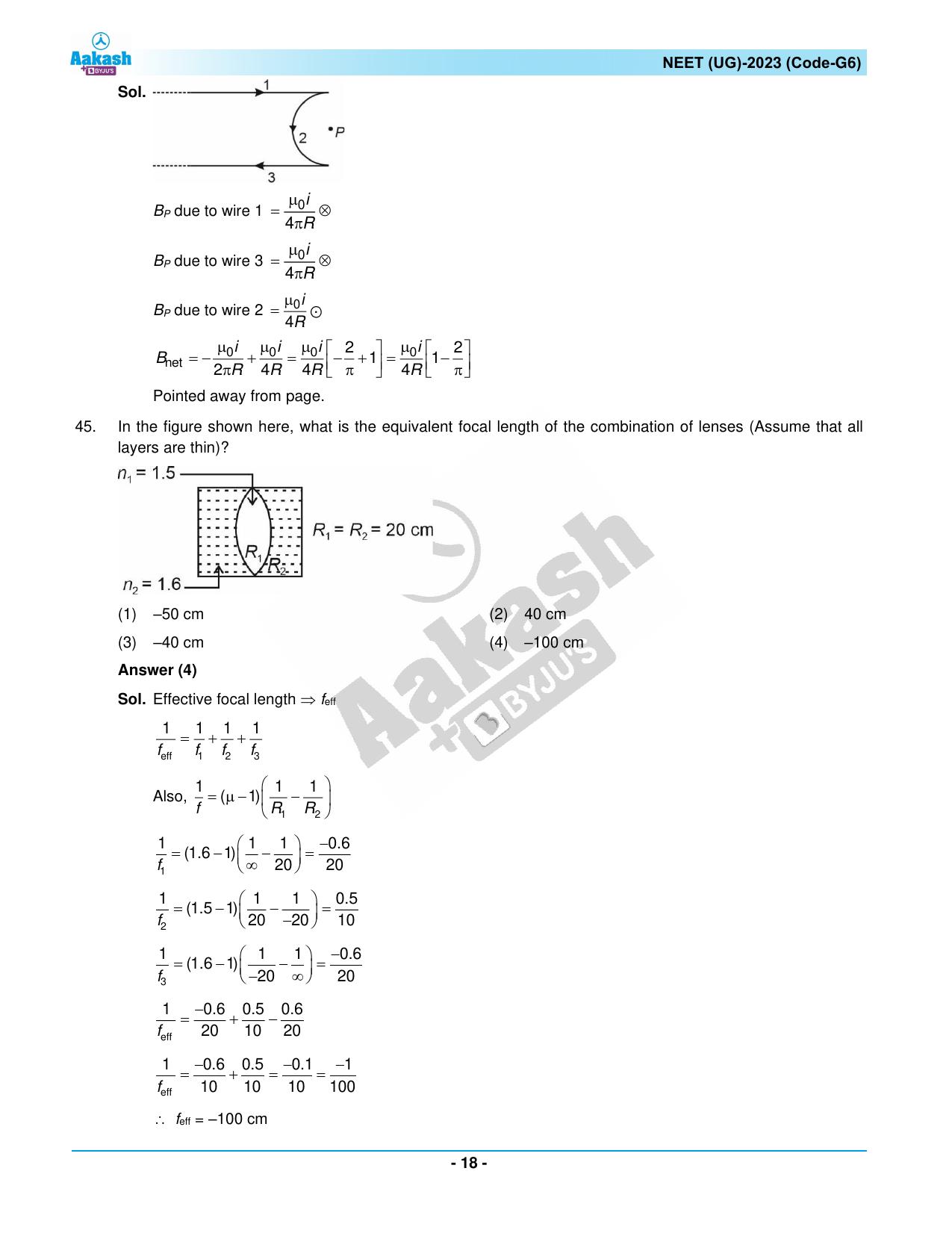 NEET 2023 Question Paper G6 - Page 18