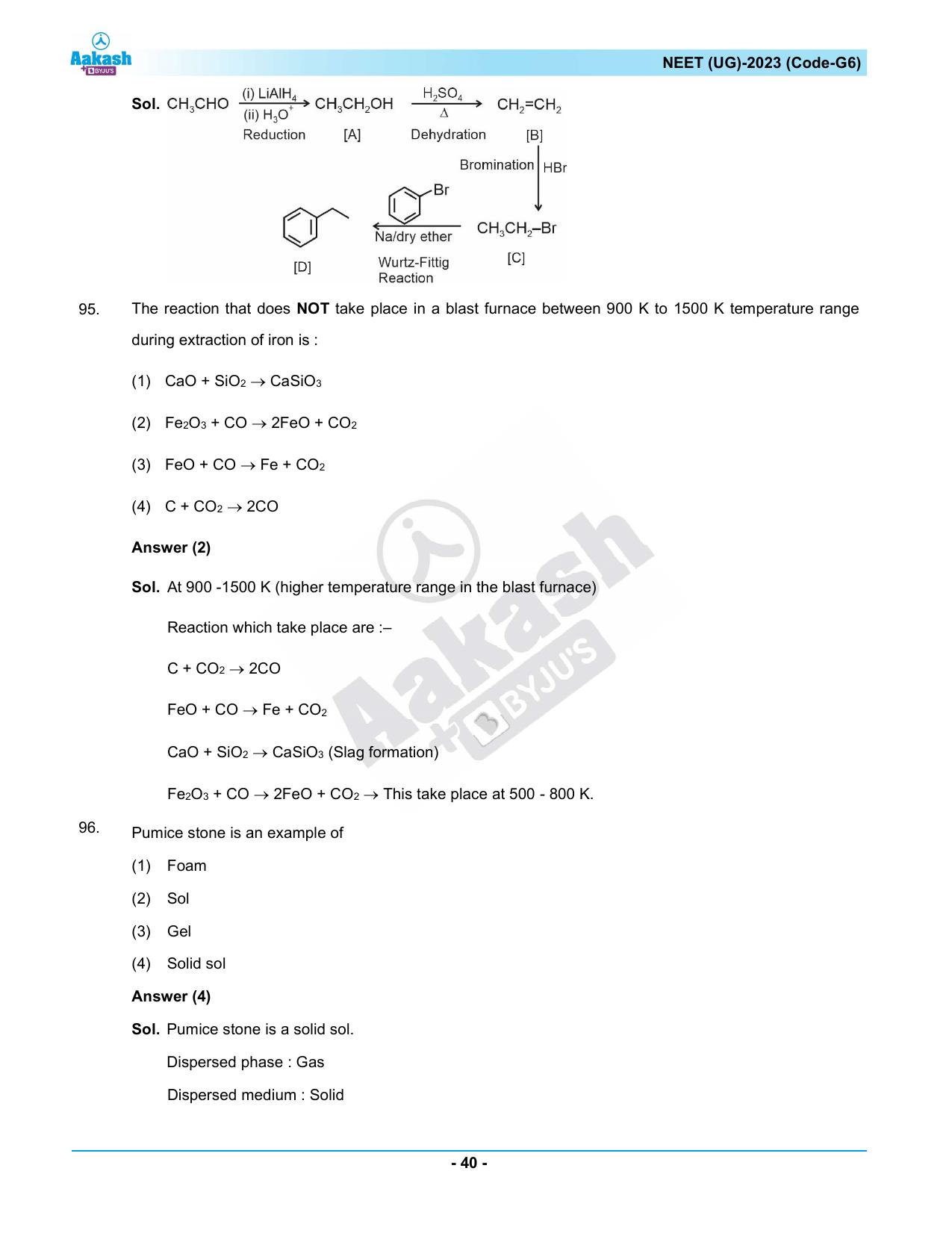 NEET 2023 Question Paper G6 - Page 40