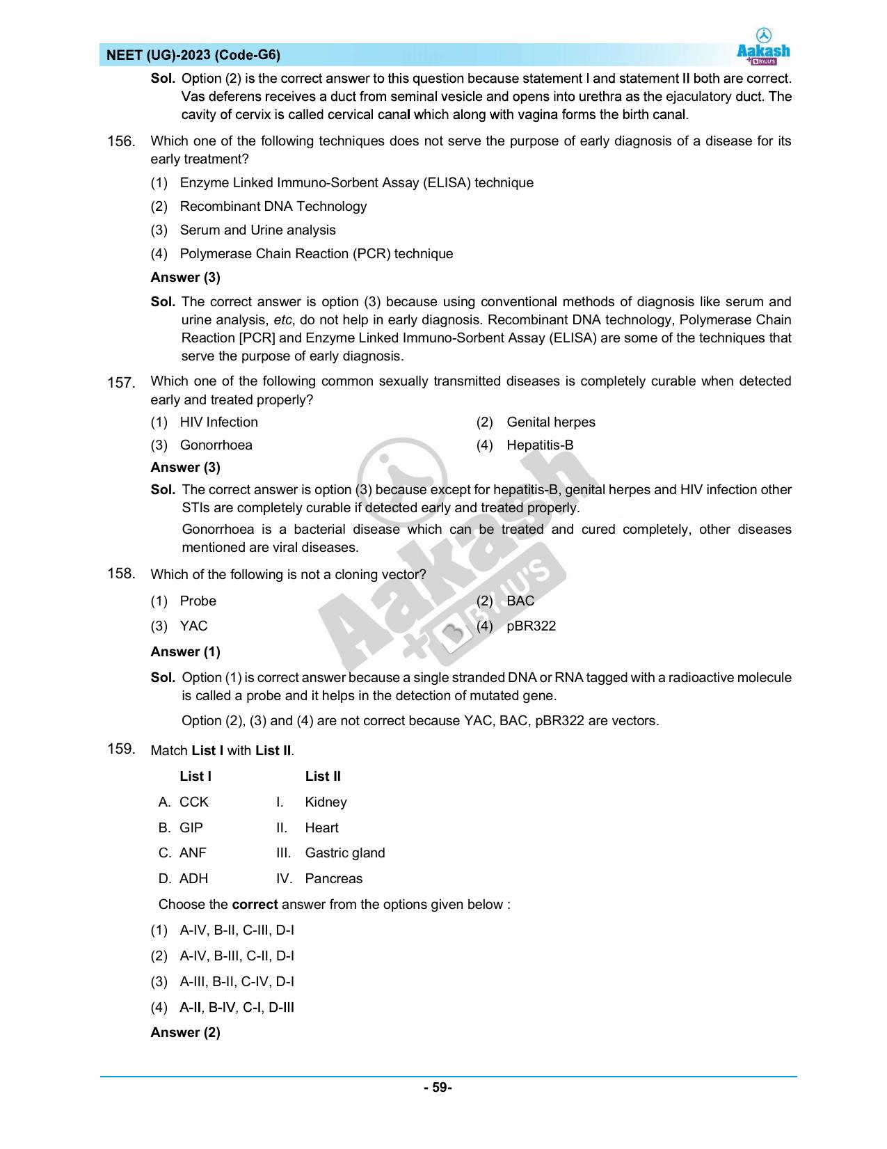 NEET 2023 Question Paper G6 - Page 59