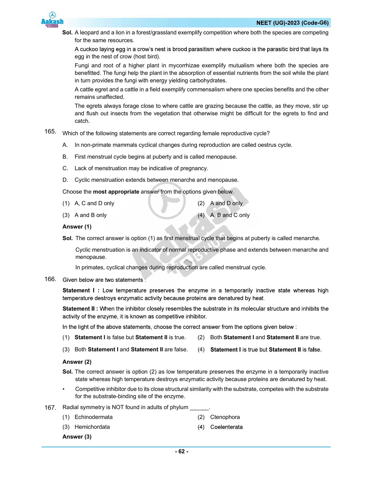 NEET 2023 Question Paper G6 - Page 62