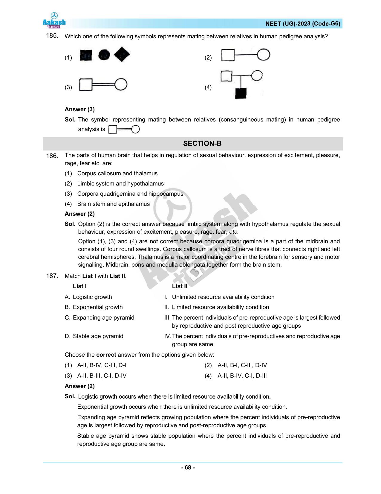 NEET 2023 Question Paper G6 - Page 68