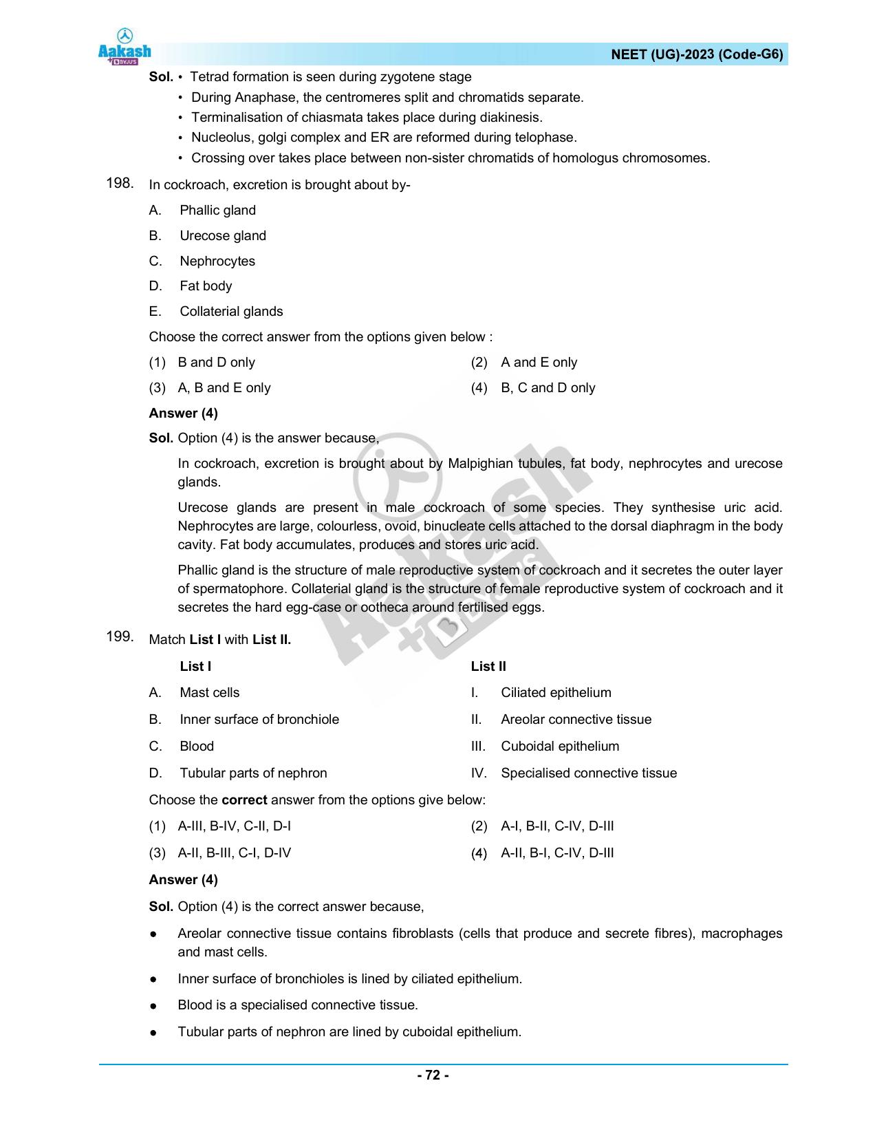 NEET 2023 Question Paper G6 - Page 72