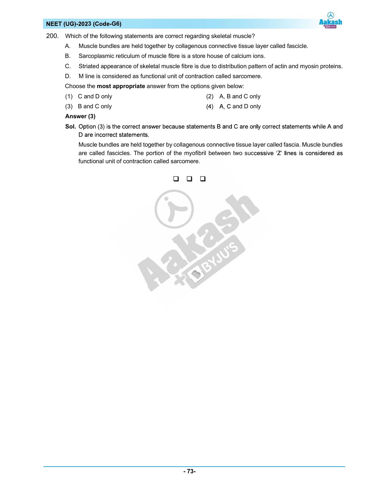 NEET 2023 Question Paper G6 - Page 73