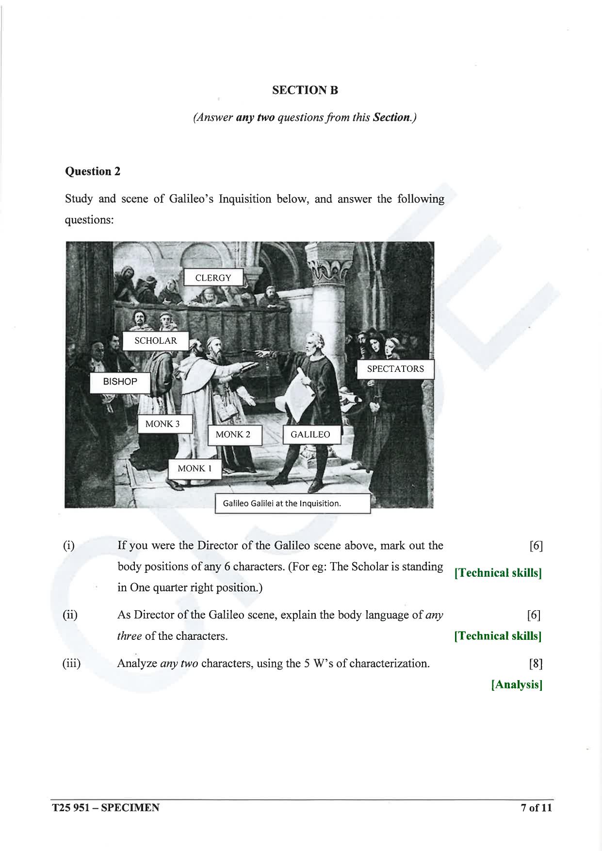 ICSE Class 10 2025 Drama (QP & MS) Specimen Paper - Page 7