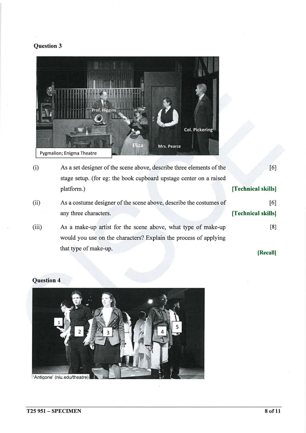 ICSE Class 10 2025 Drama (QP & MS) Specimen Paper - Page 8