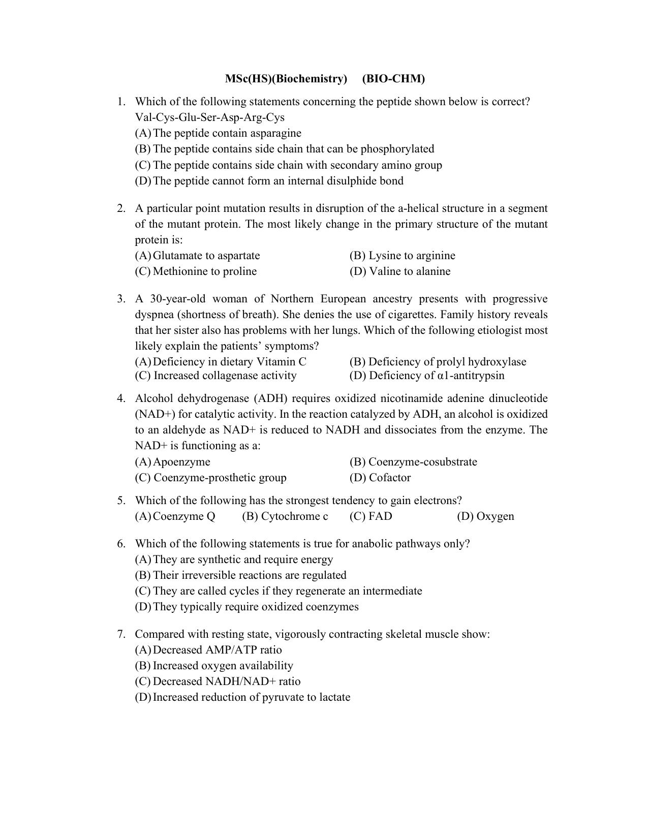 PU CET PG 2022 Question Paper - Page 8