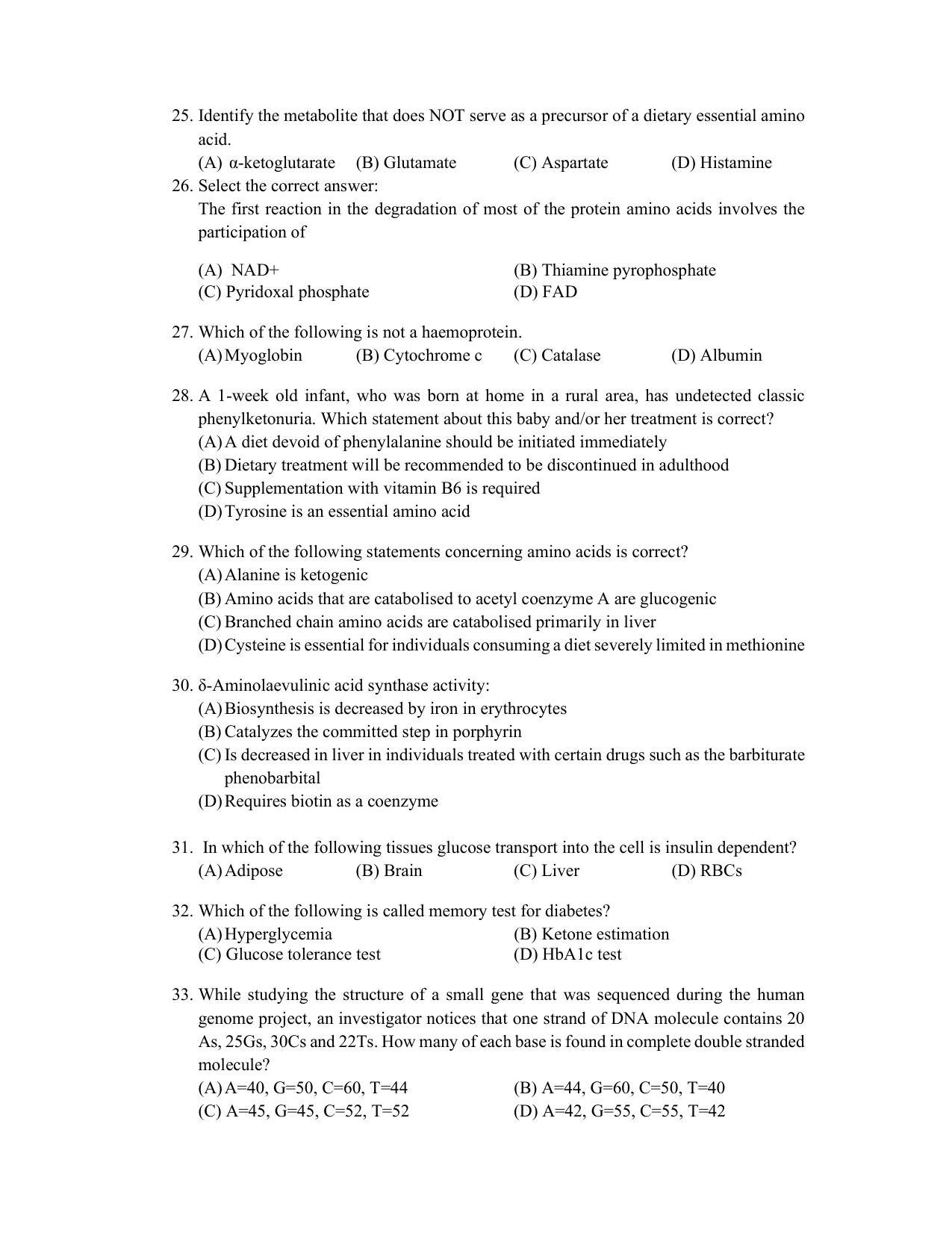 PU CET PG 2022 Question Paper - Page 11