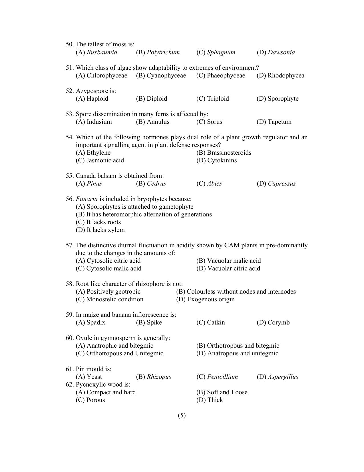 PU CET PG 2022 Question Paper - Page 35