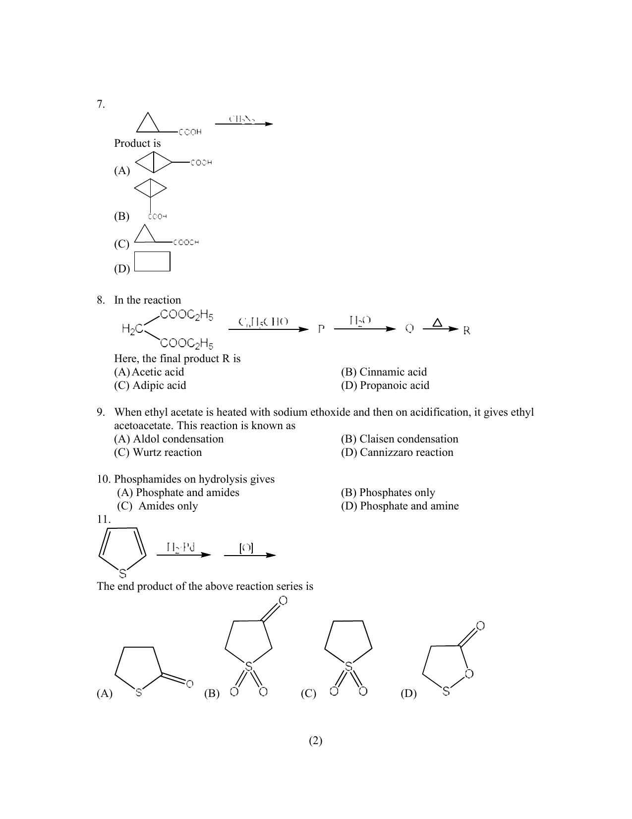 PU CET PG 2022 Question Paper - Page 39
