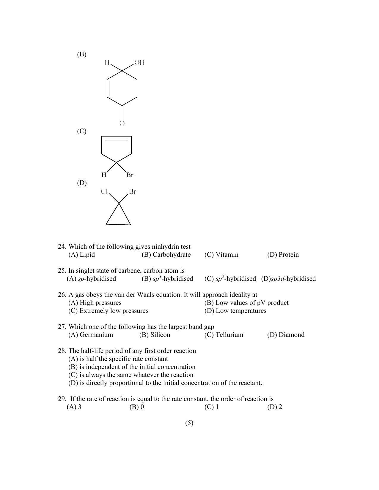 PU CET PG 2022 Question Paper - Page 42