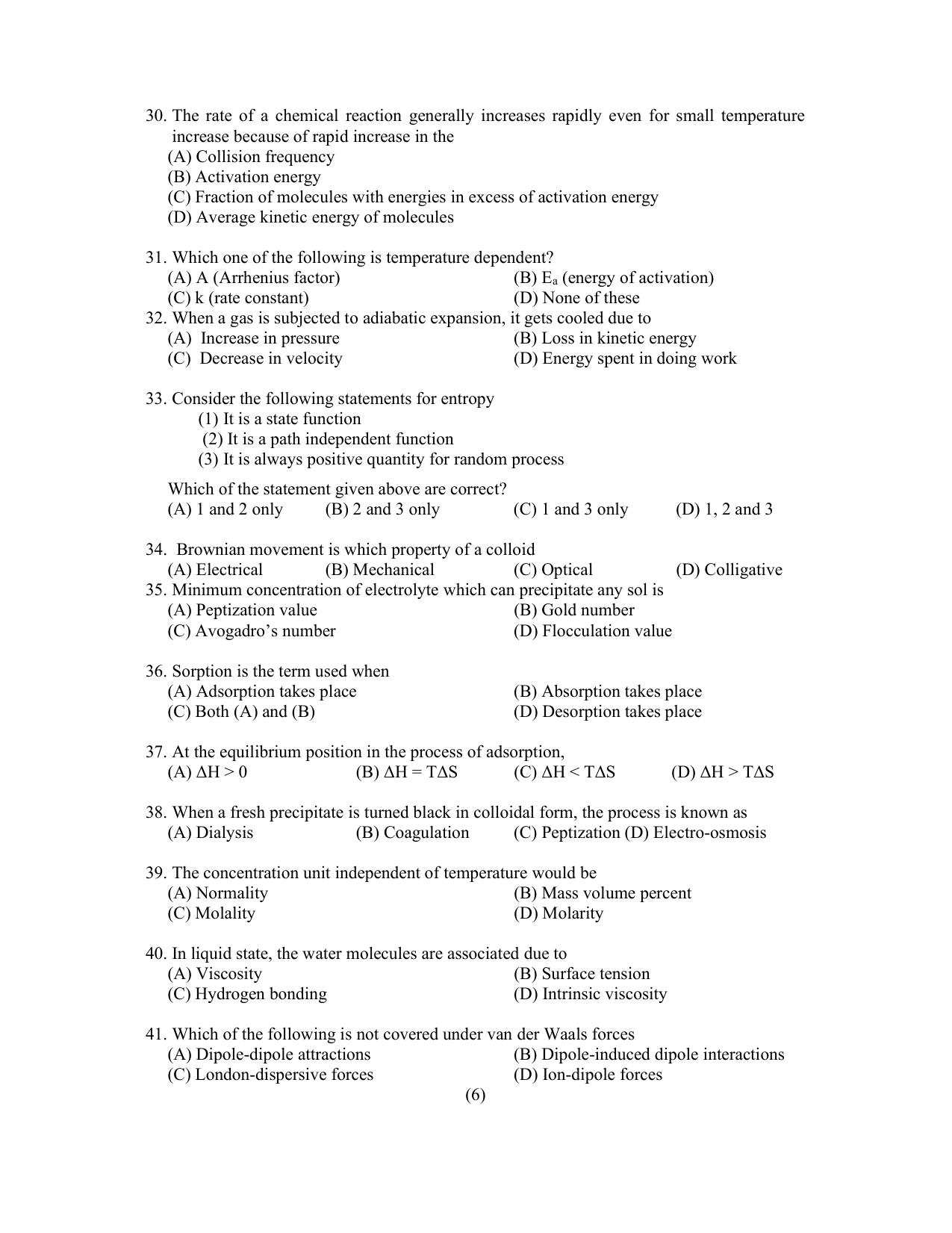 PU CET PG 2022 Question Paper - Page 43