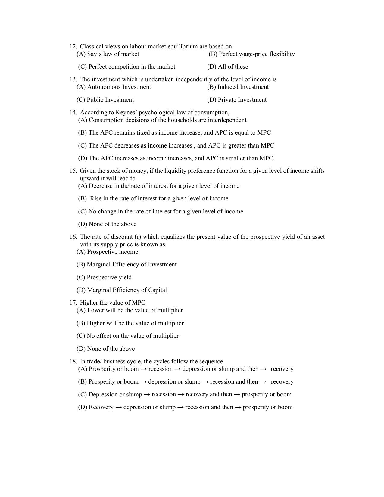 PU CET PG 2022 Question Paper - Page 54