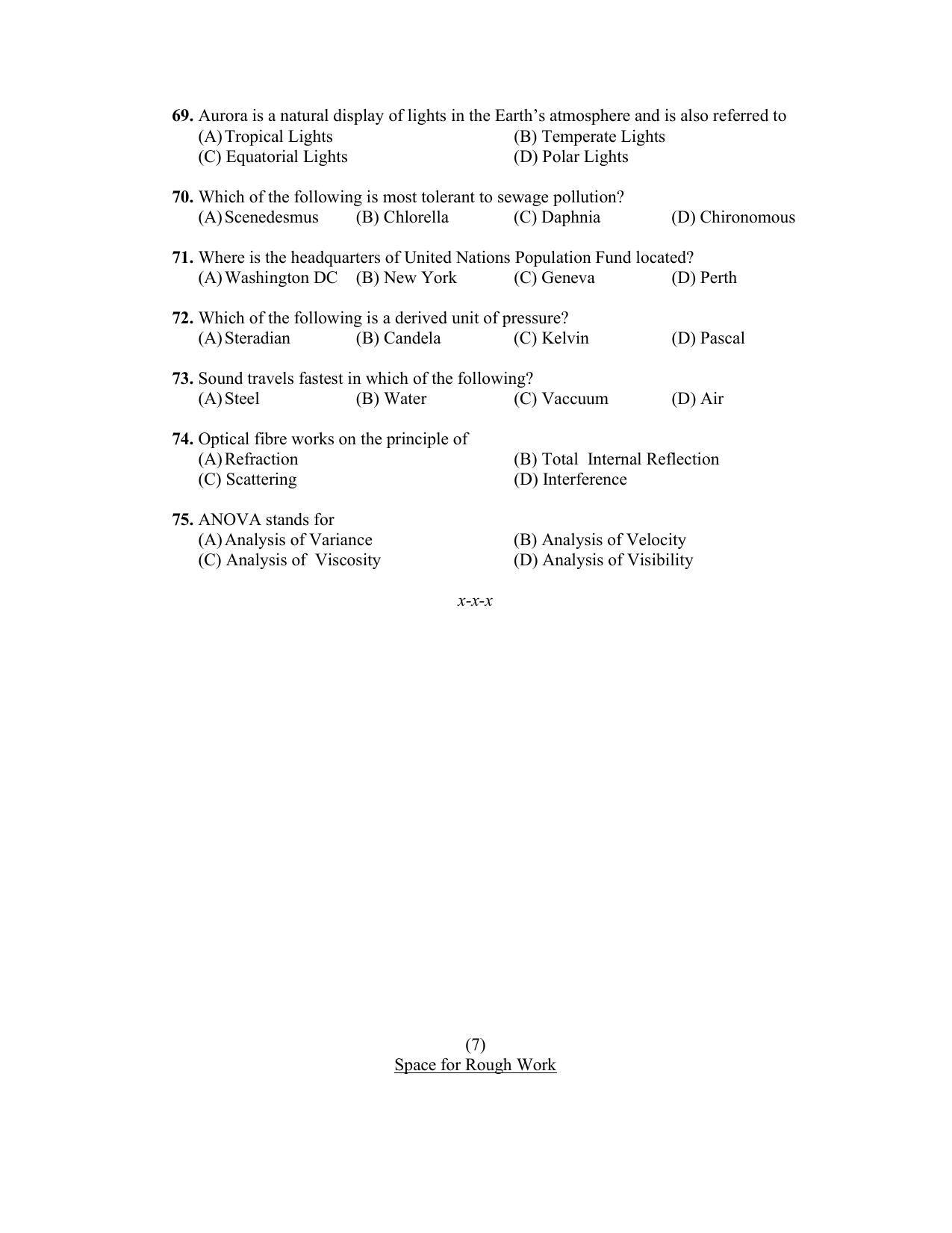 PU CET PG 2022 Question Paper - Page 66