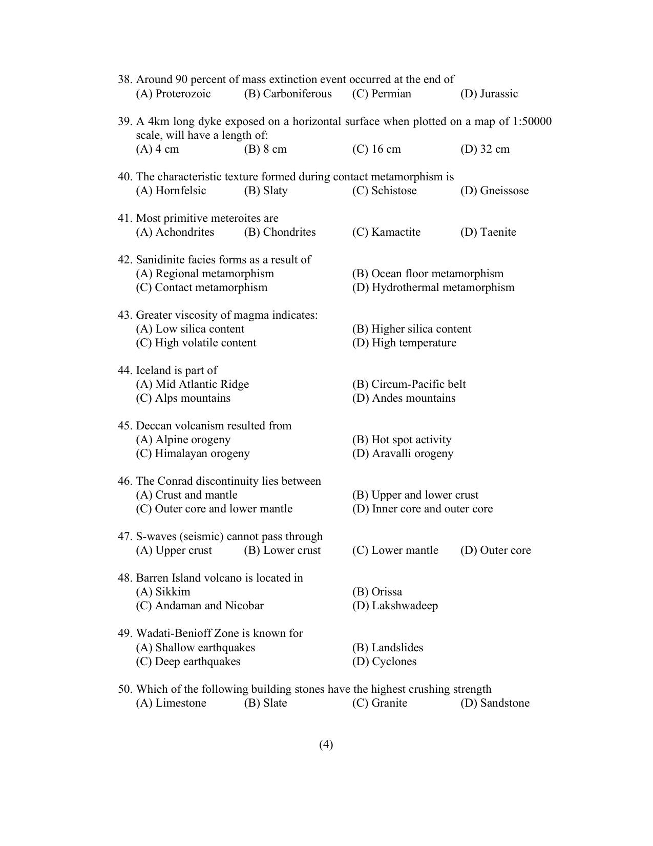 PU CET PG 2022 Question Paper - Page 92