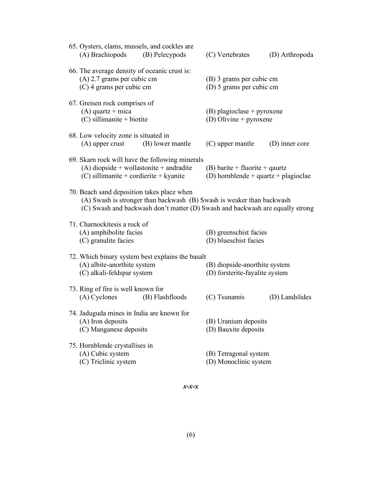 PU CET PG 2022 Question Paper - Page 94