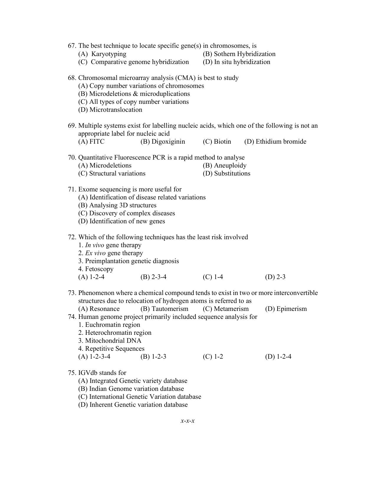 PU CET PG 2022 Question Paper - Page 102