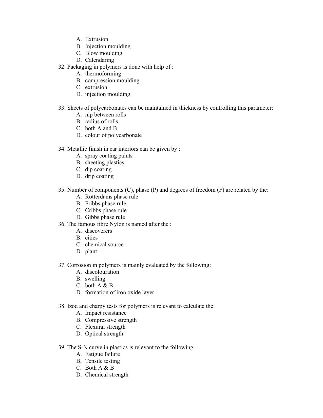 PU CET PG 2022 Question Paper - Page 127
