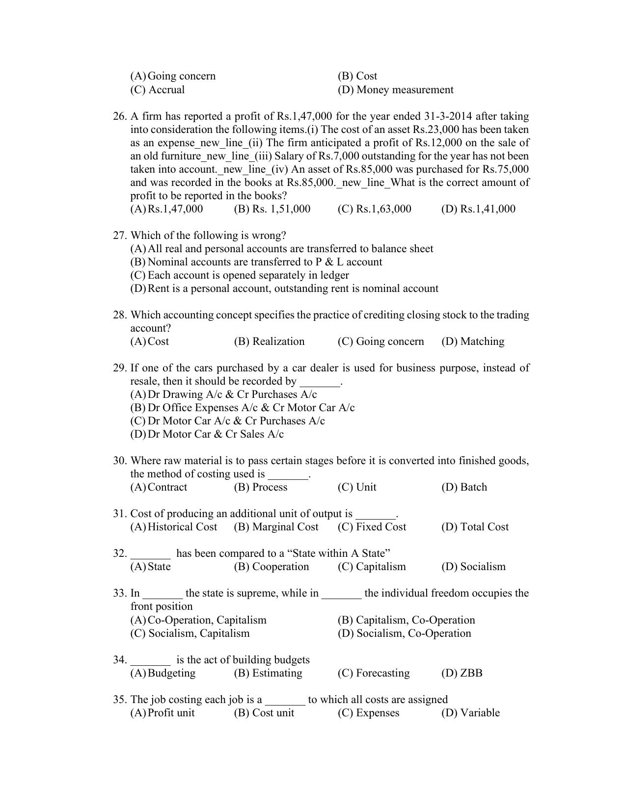 PU CET PG 2022 Question Paper - Page 142