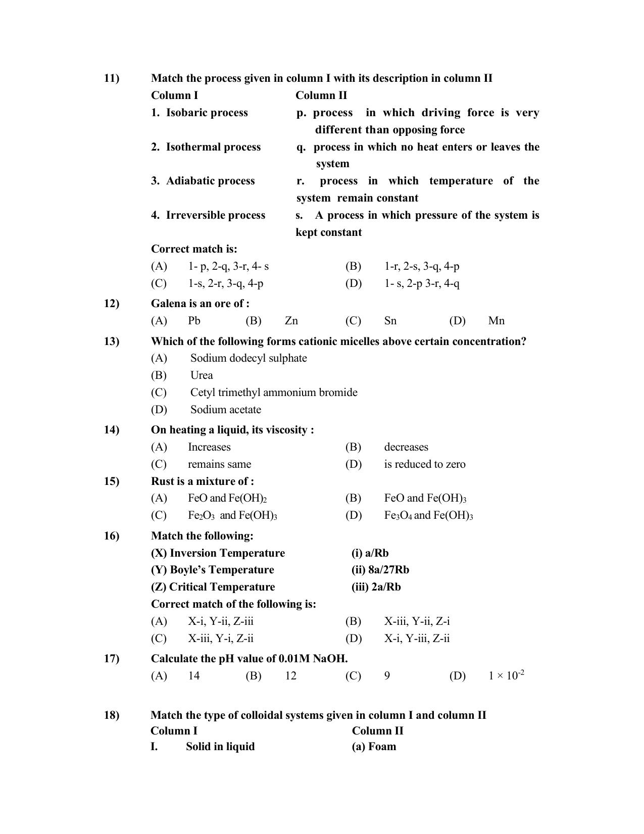 PU CET PG 2022 Question Paper - Page 149