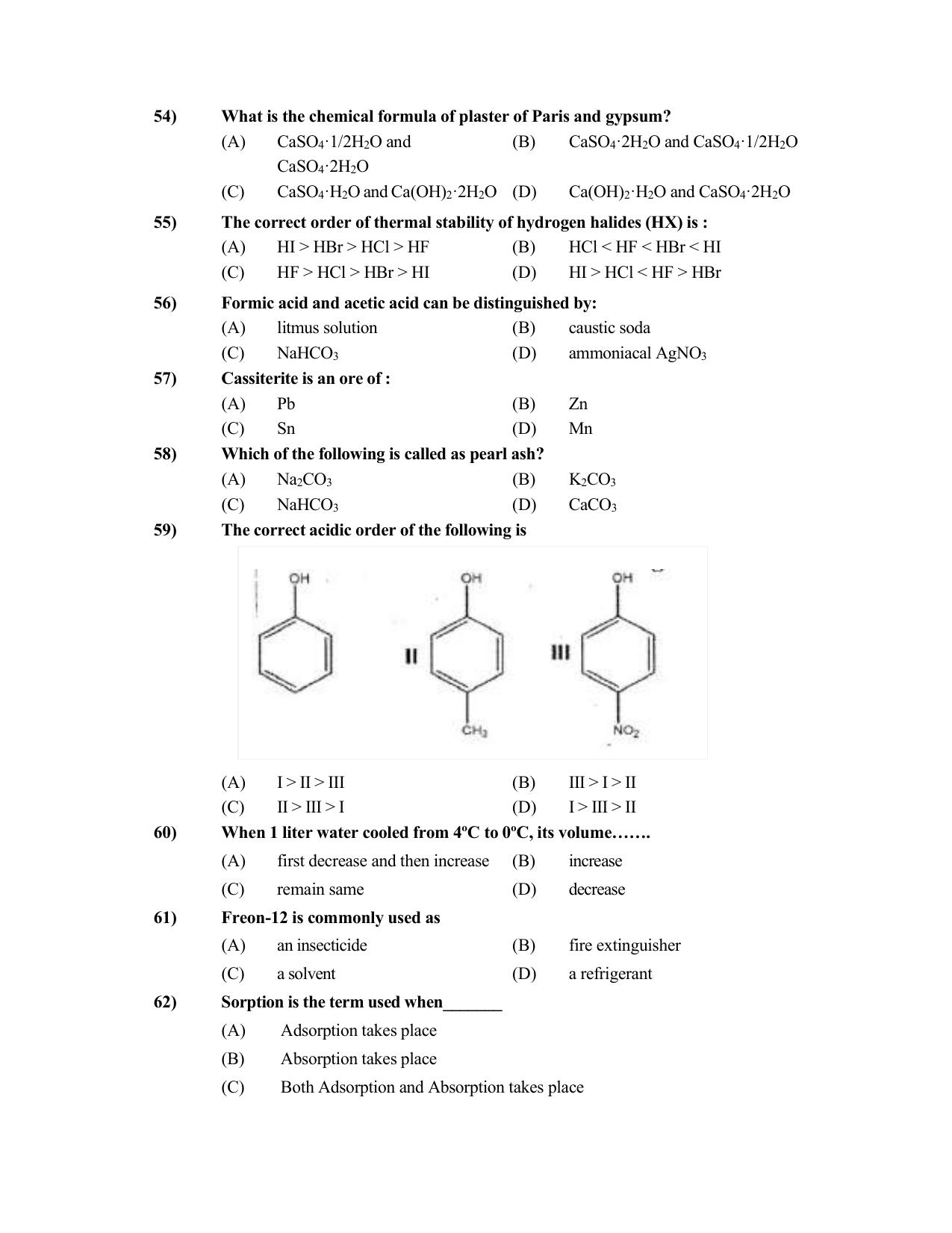 PU CET PG 2022 Question Paper - Page 154