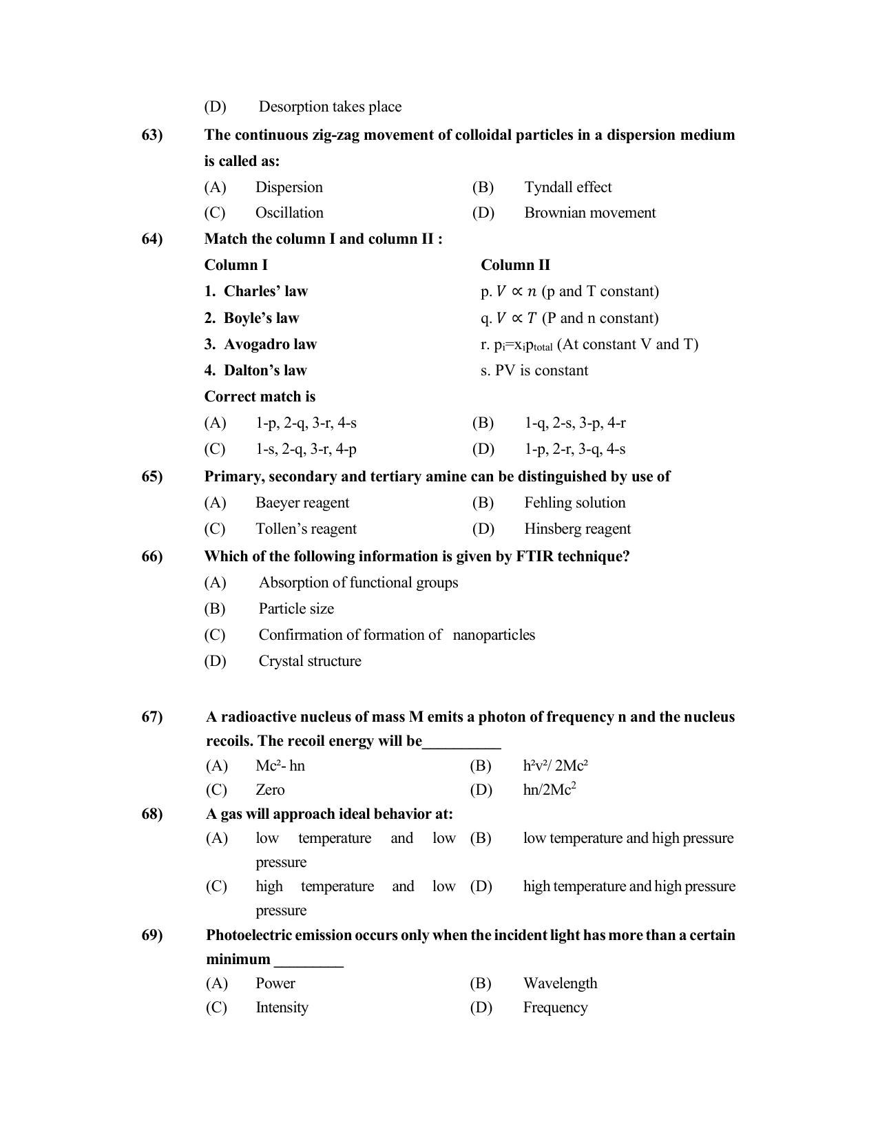PU CET PG 2022 Question Paper - Page 155