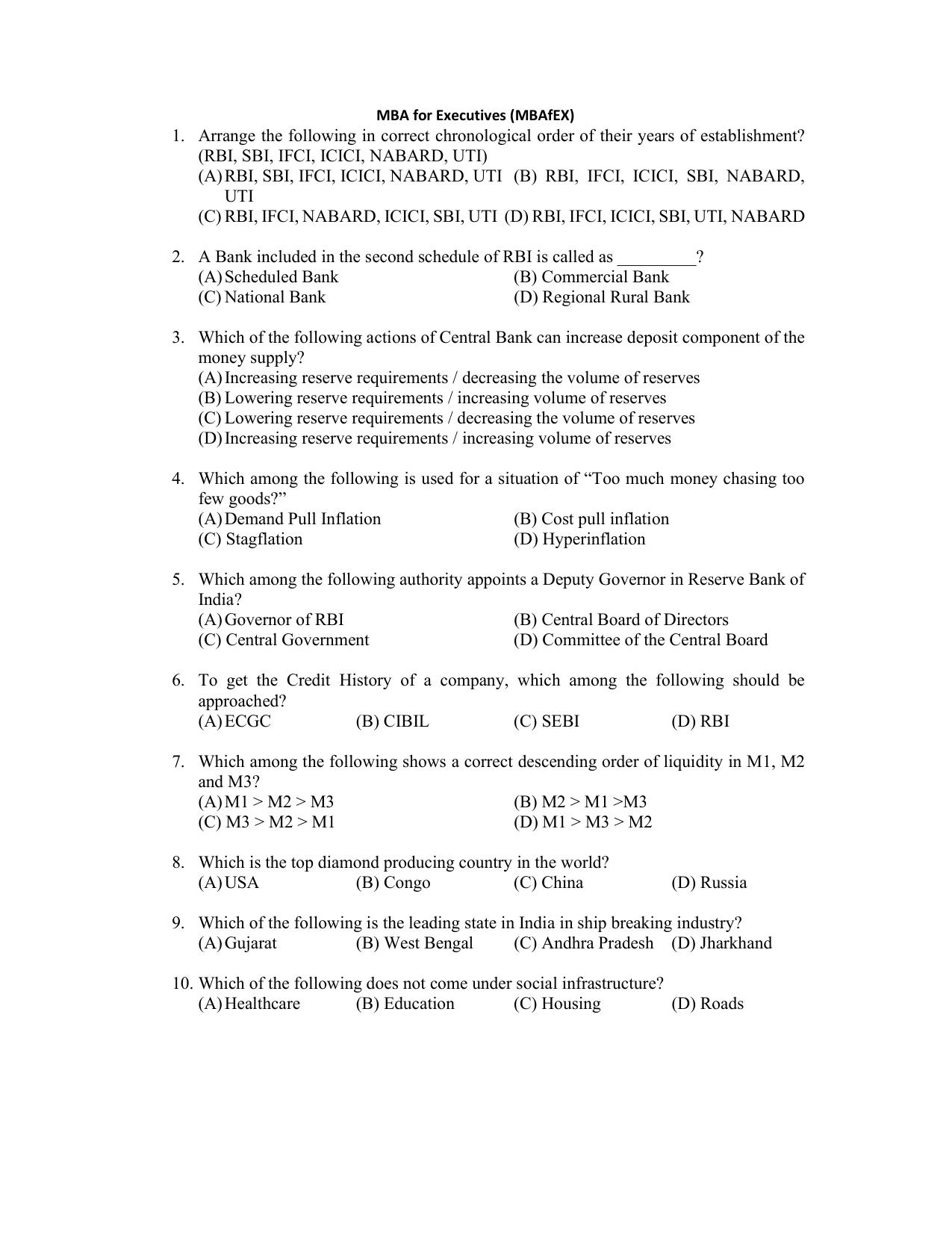 PU CET PG 2022 Question Paper - Page 164