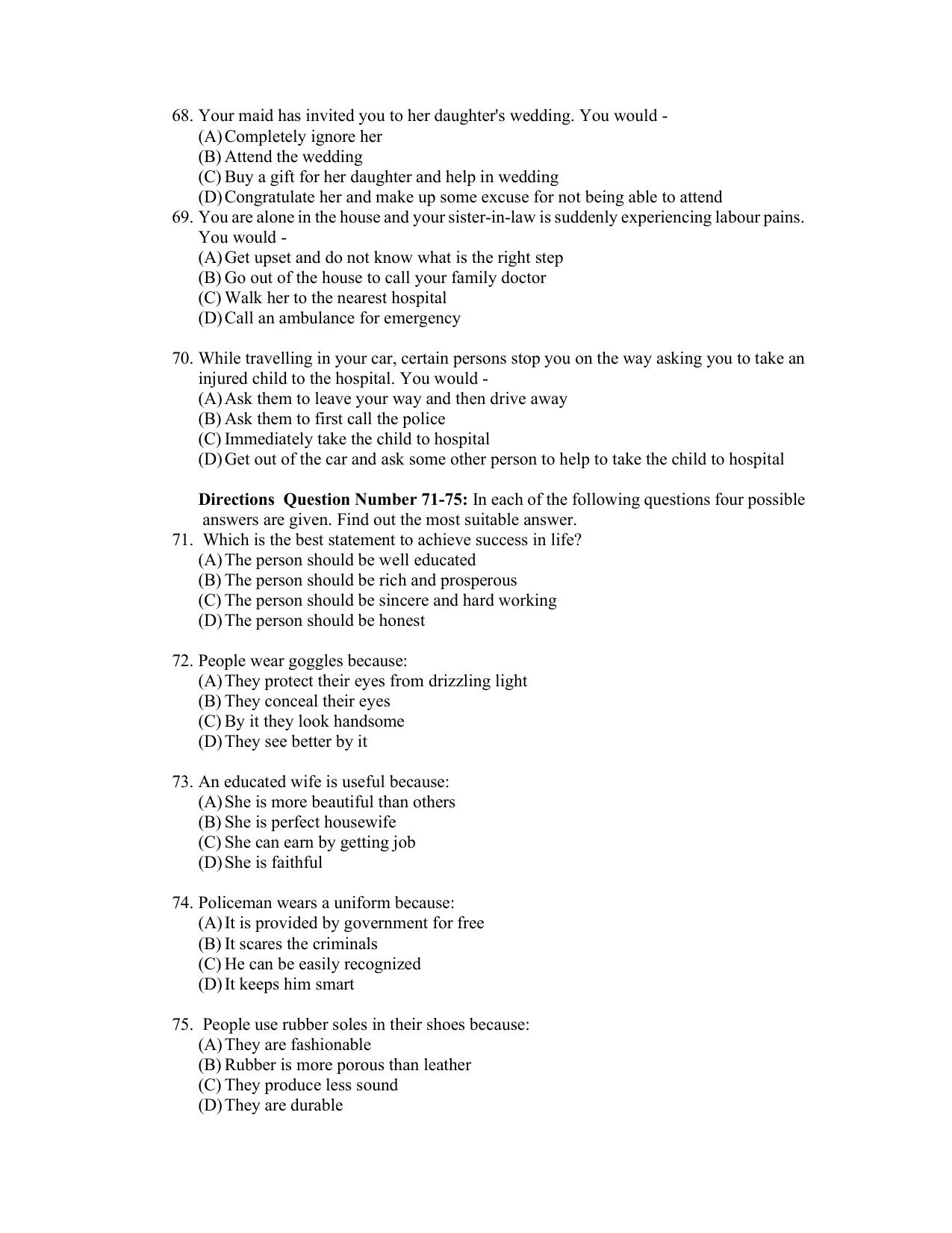 PU CET PG 2022 Question Paper - Page 170