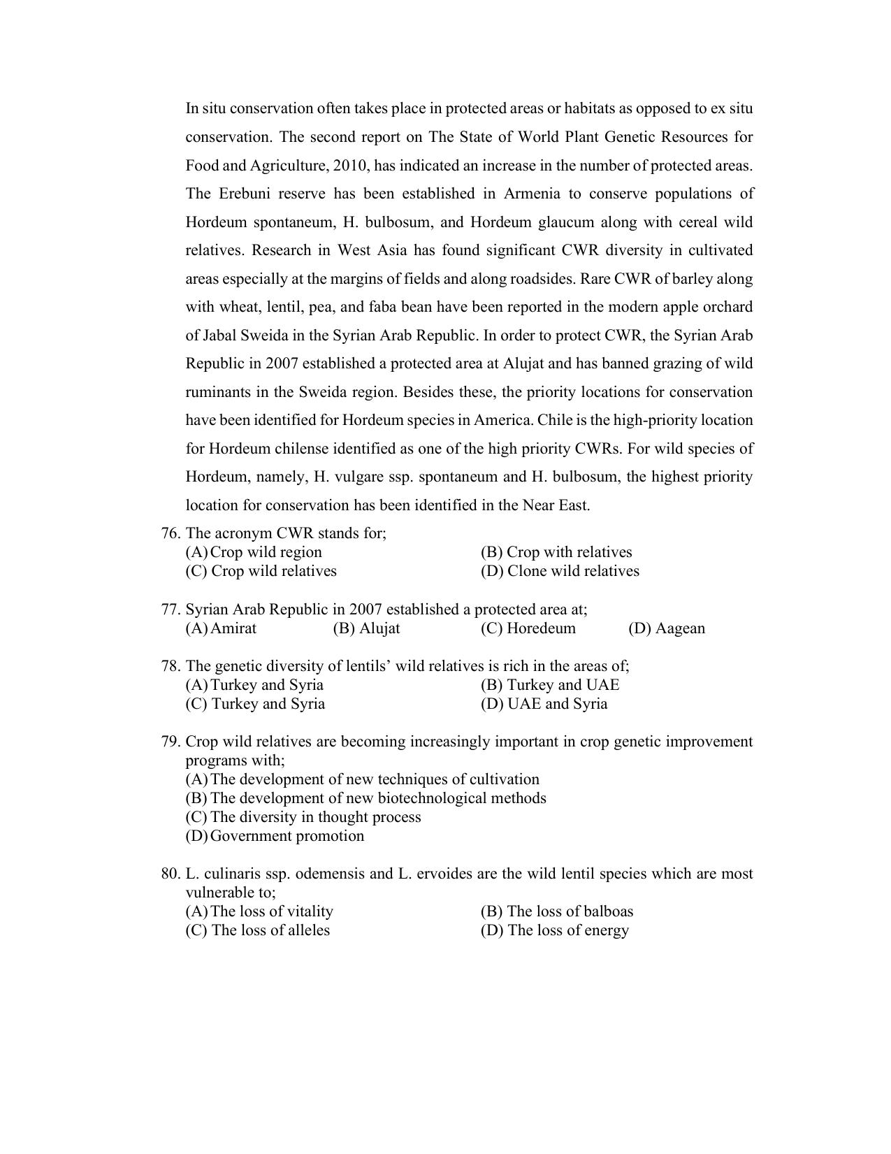 PU CET PG 2022 Question Paper - Page 172