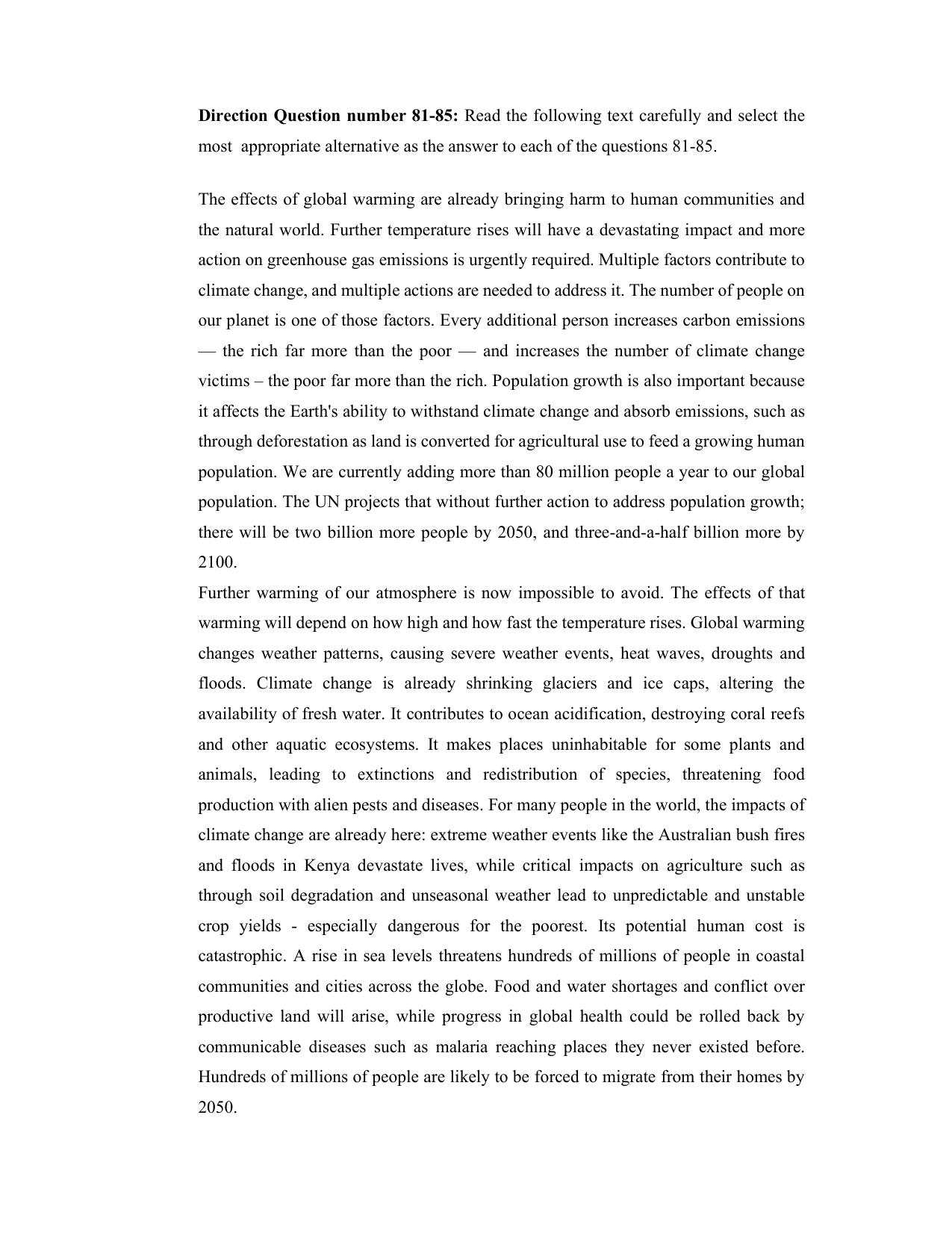 PU CET PG 2022 Question Paper - Page 173