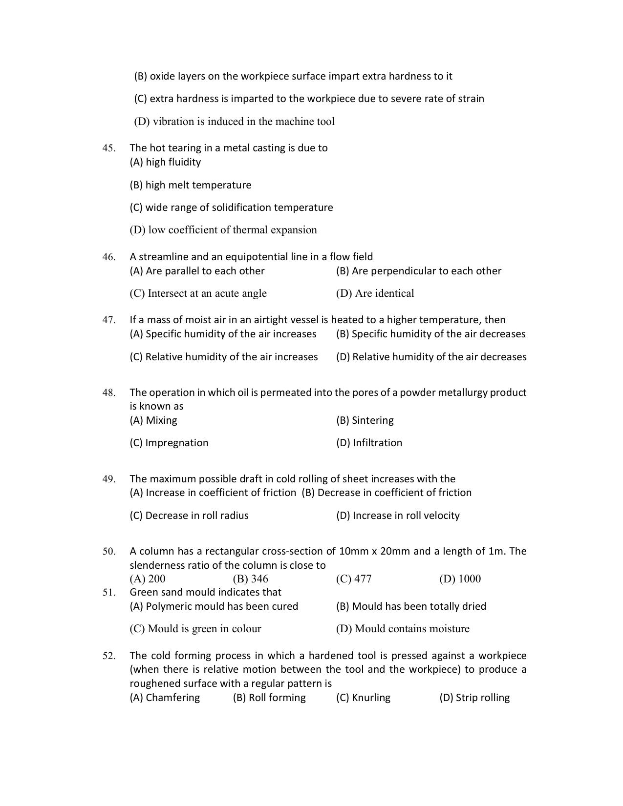 PU CET PG 2022 Question Paper - Page 204