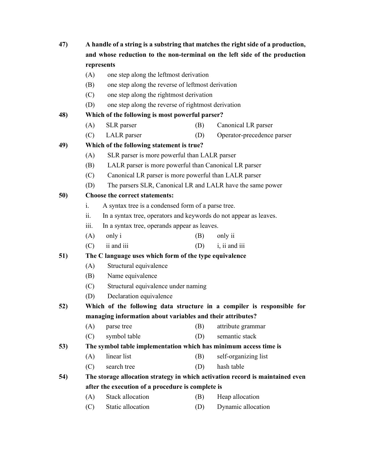 PU CET PG 2022 Question Paper - Page 235