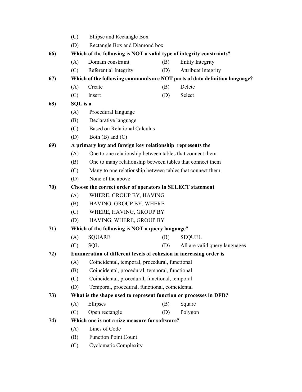 PU CET PG 2022 Question Paper - Page 237