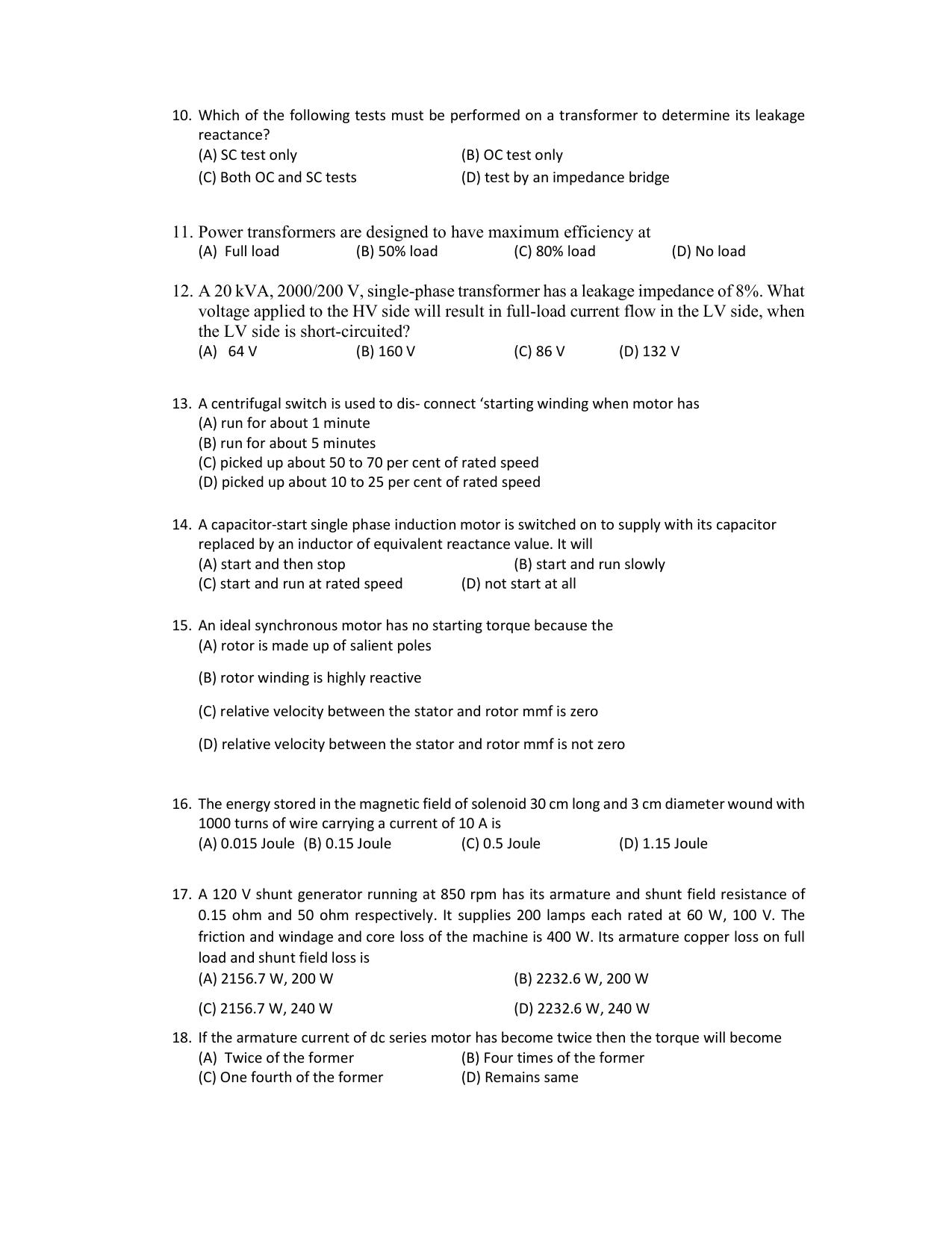 PU CET PG 2022 Question Paper - Page 240