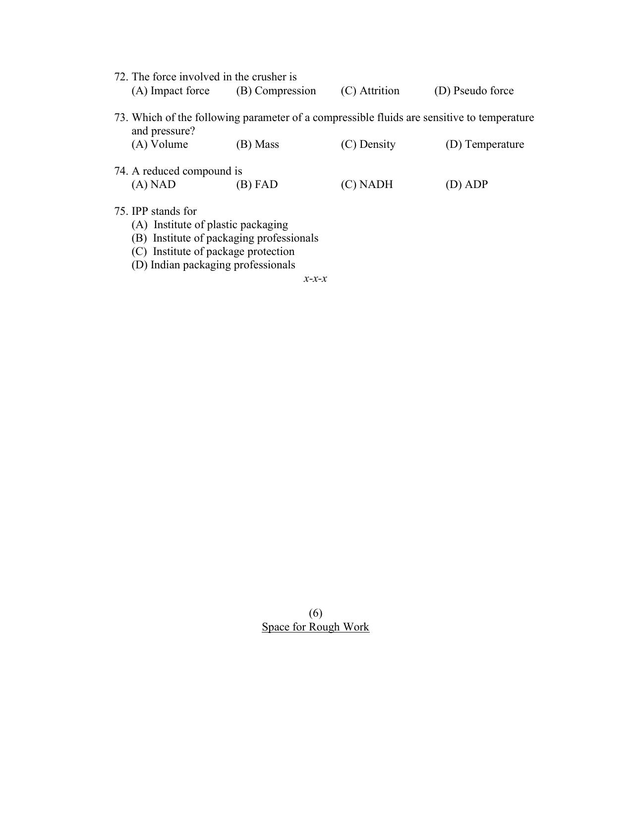 PU CET PG 2022 Question Paper - Page 262