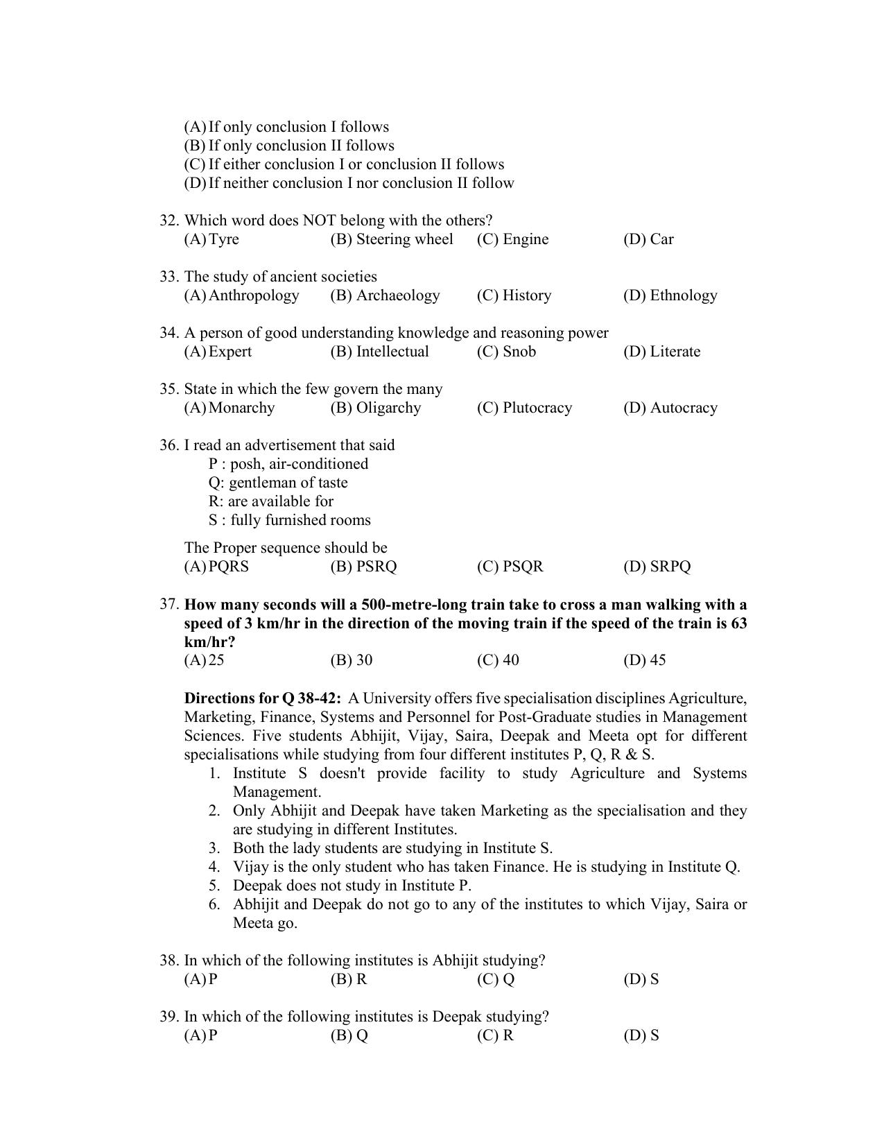 PU CET PG 2022 Question Paper - Page 274
