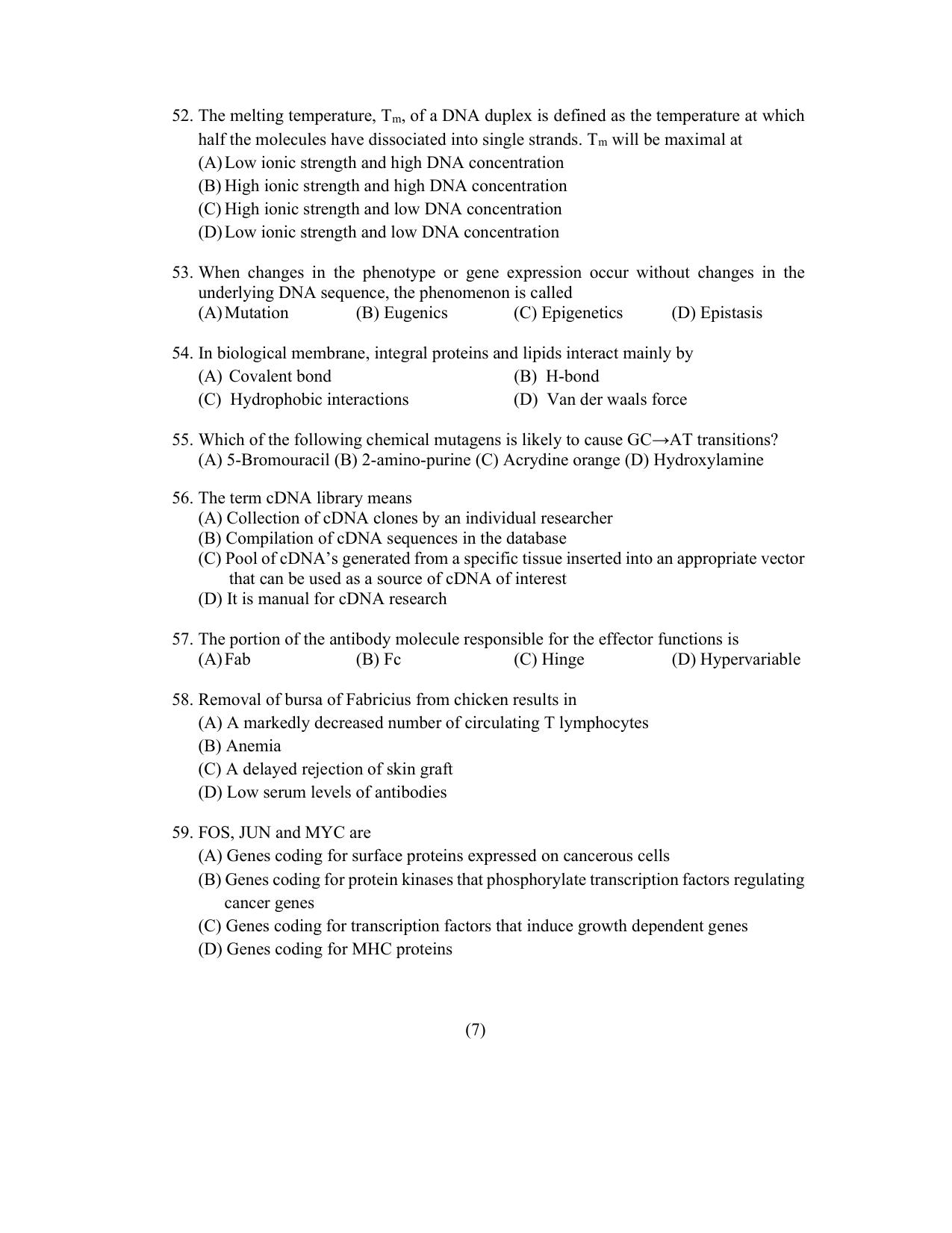 PU CET PG 2022 Question Paper - Page 285